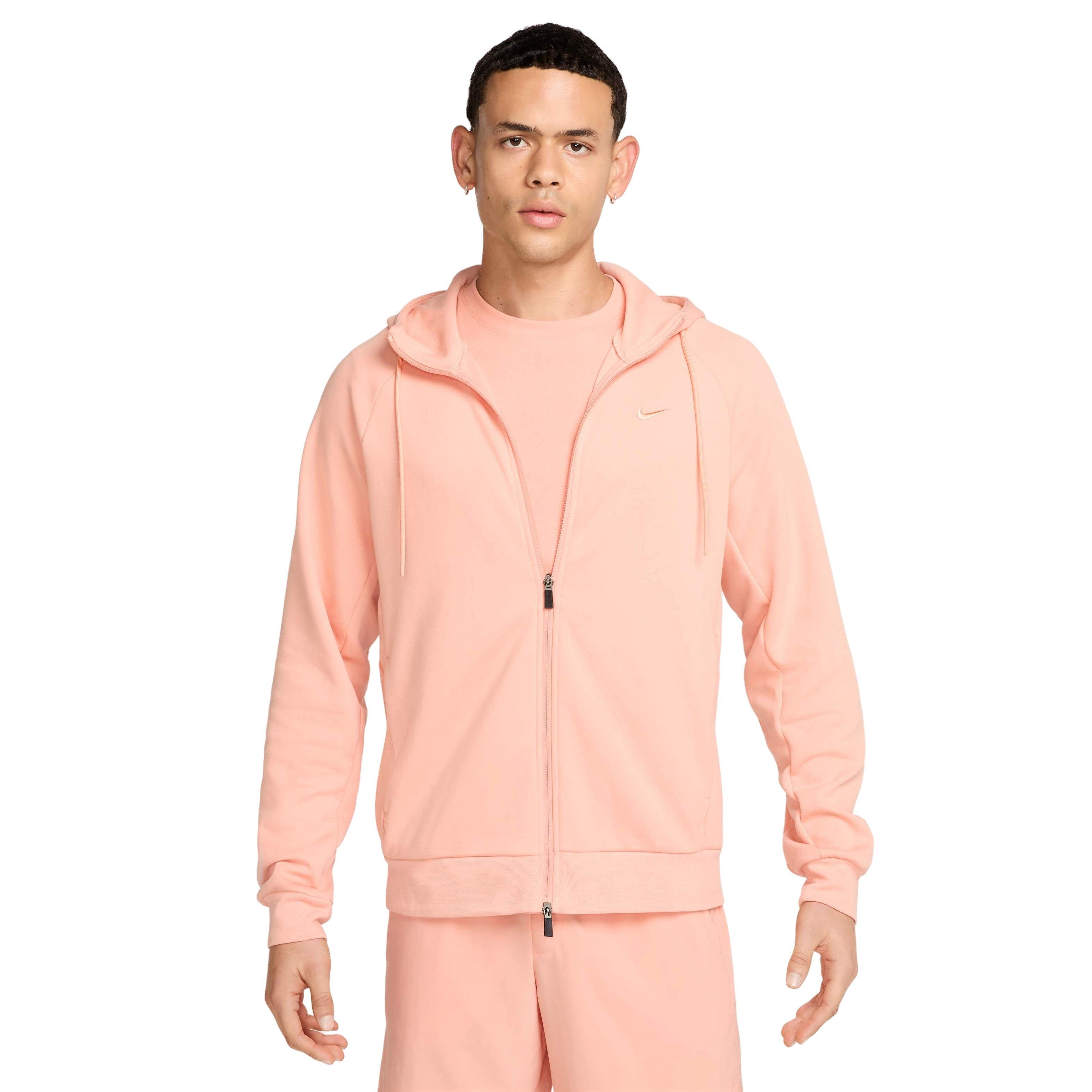 Nike Men's Primary Fleece Dri-FIT UV Full-Zip Performance Jacket - APRICOT Thumbnail View 1