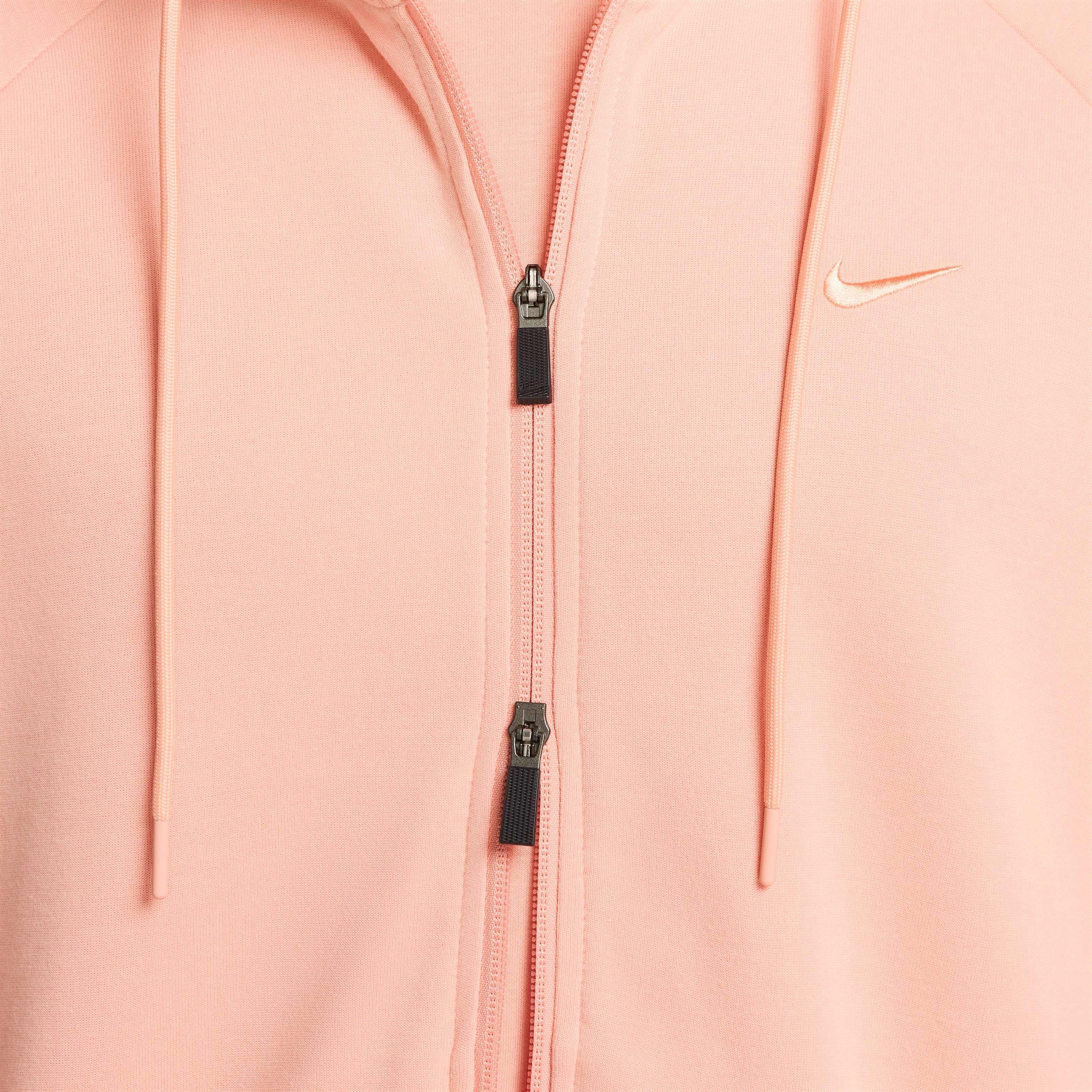 Nike Men's Primary Fleece Dri-FIT UV Full-Zip Performance Jacket - APRICOT Thumbnail View 5