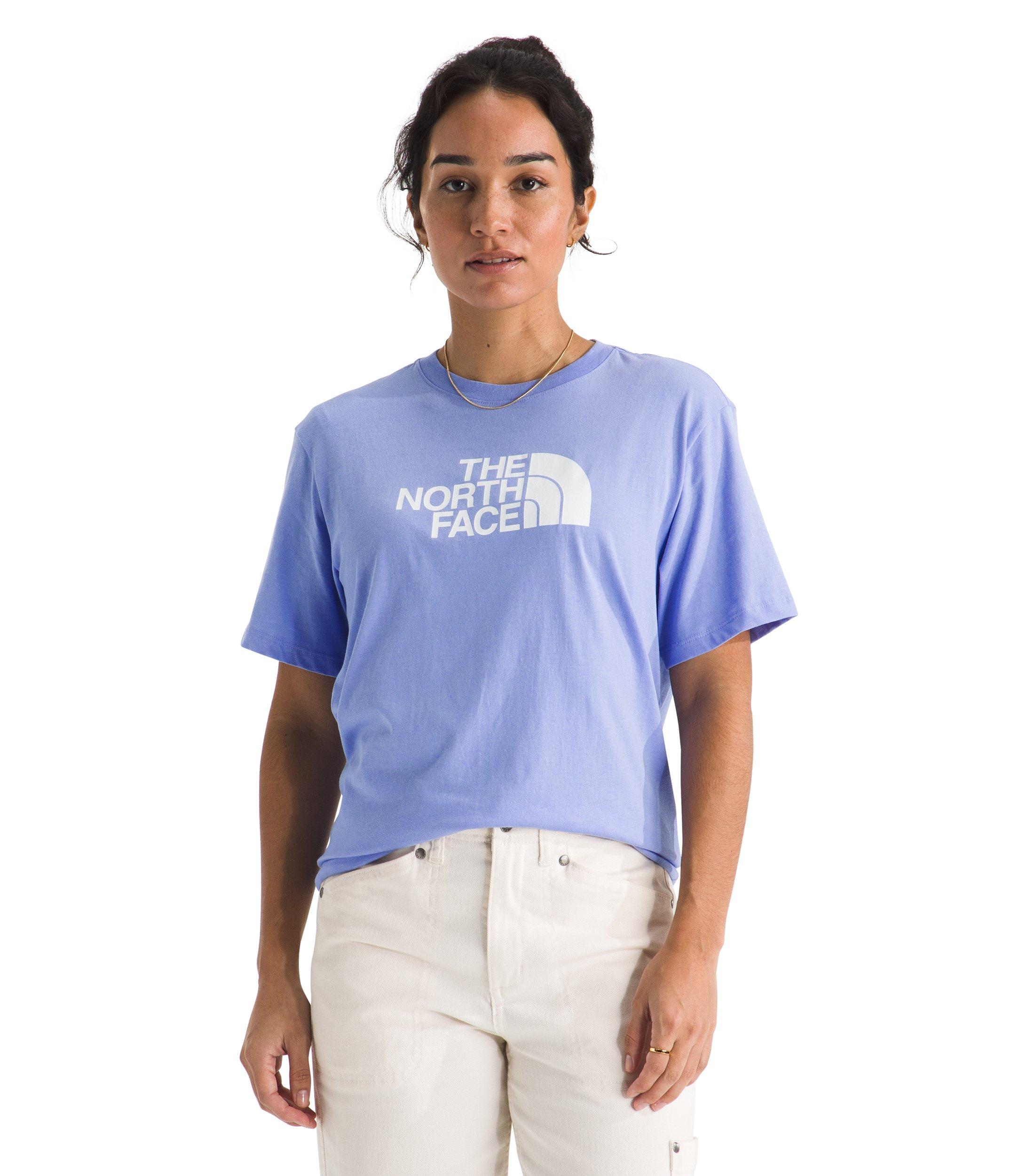 The North Face Women's Evolution Half Dome Relaxed Short-Sleeve Tee -Periwinkle - PERIWINKLE Thumbnail View 1