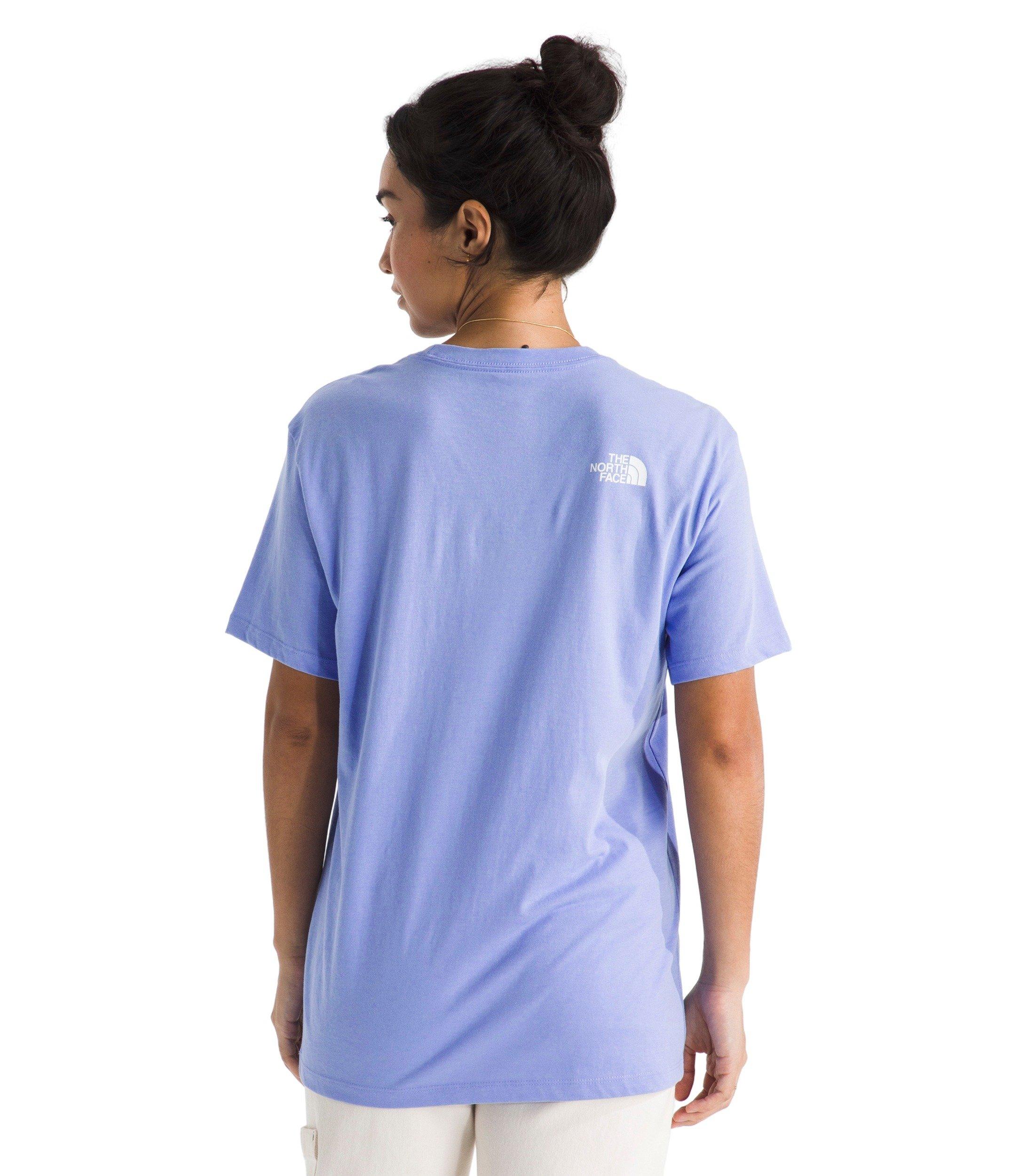 The North Face Women's Evolution Half Dome Relaxed Short-Sleeve Tee - Periwinkle - PERIWINKLE Thumbnail View 2