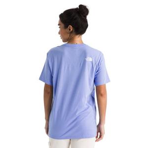 The North Face Women's Evolution Half Dome Relaxed Short-Sleeve Tee -Periwinkle