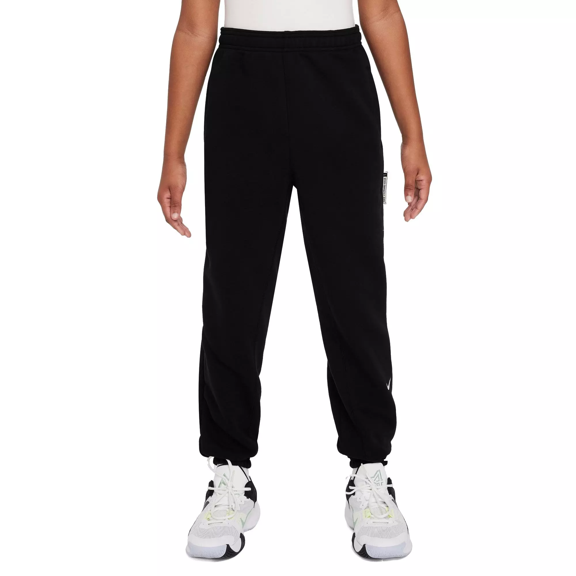 Nike Big Boys' Standard Issue Dri-FIT Fleece Pants - BLACK