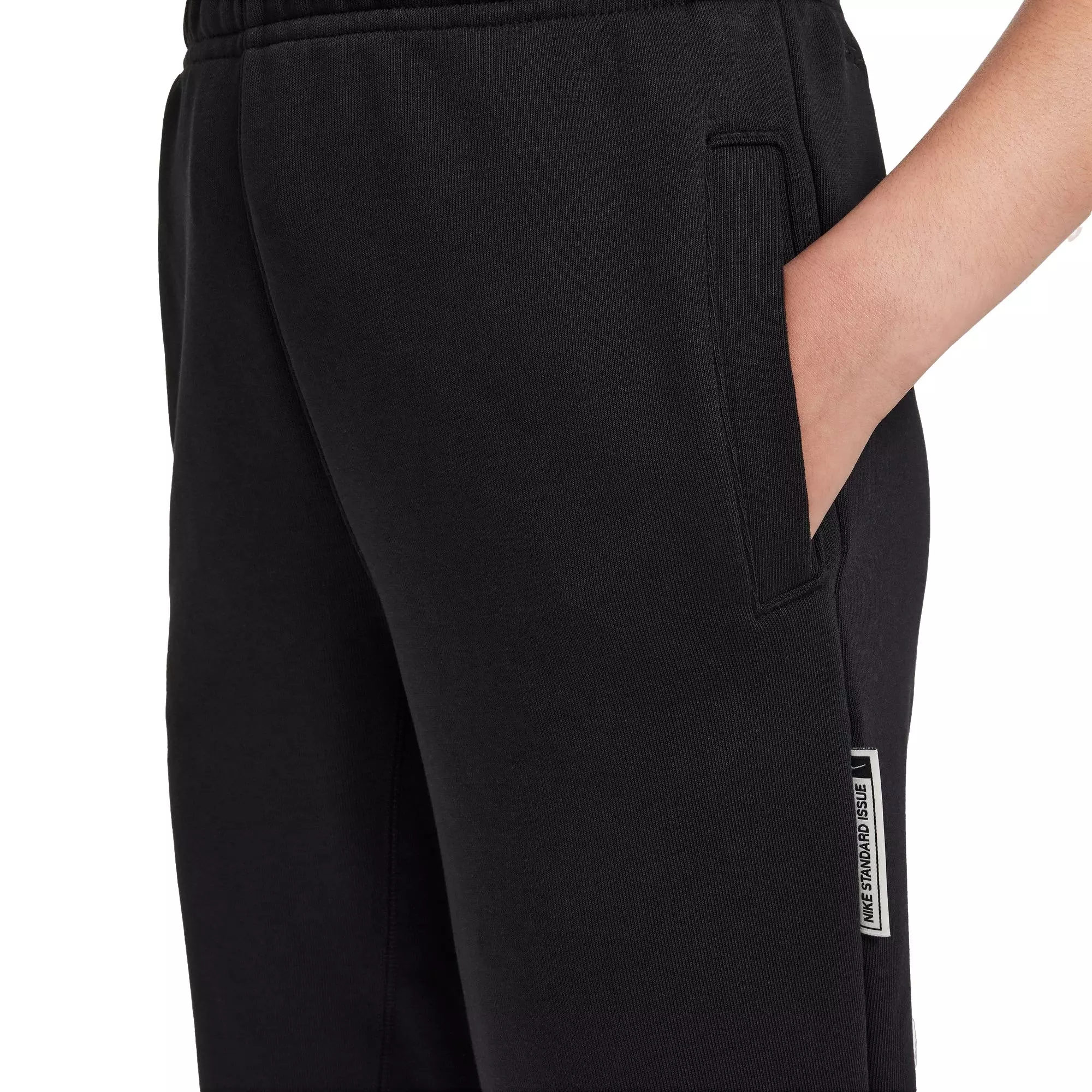 Nike Big Boys' Standard Issue Dri-FIT Fleece Pants - BLACK