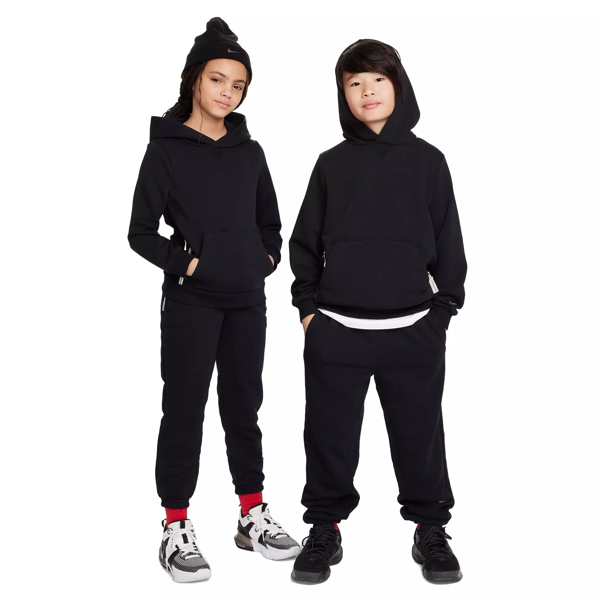 Nike Big Boys' Standard Issue Dri-FIT Fleece Pants - BLACK