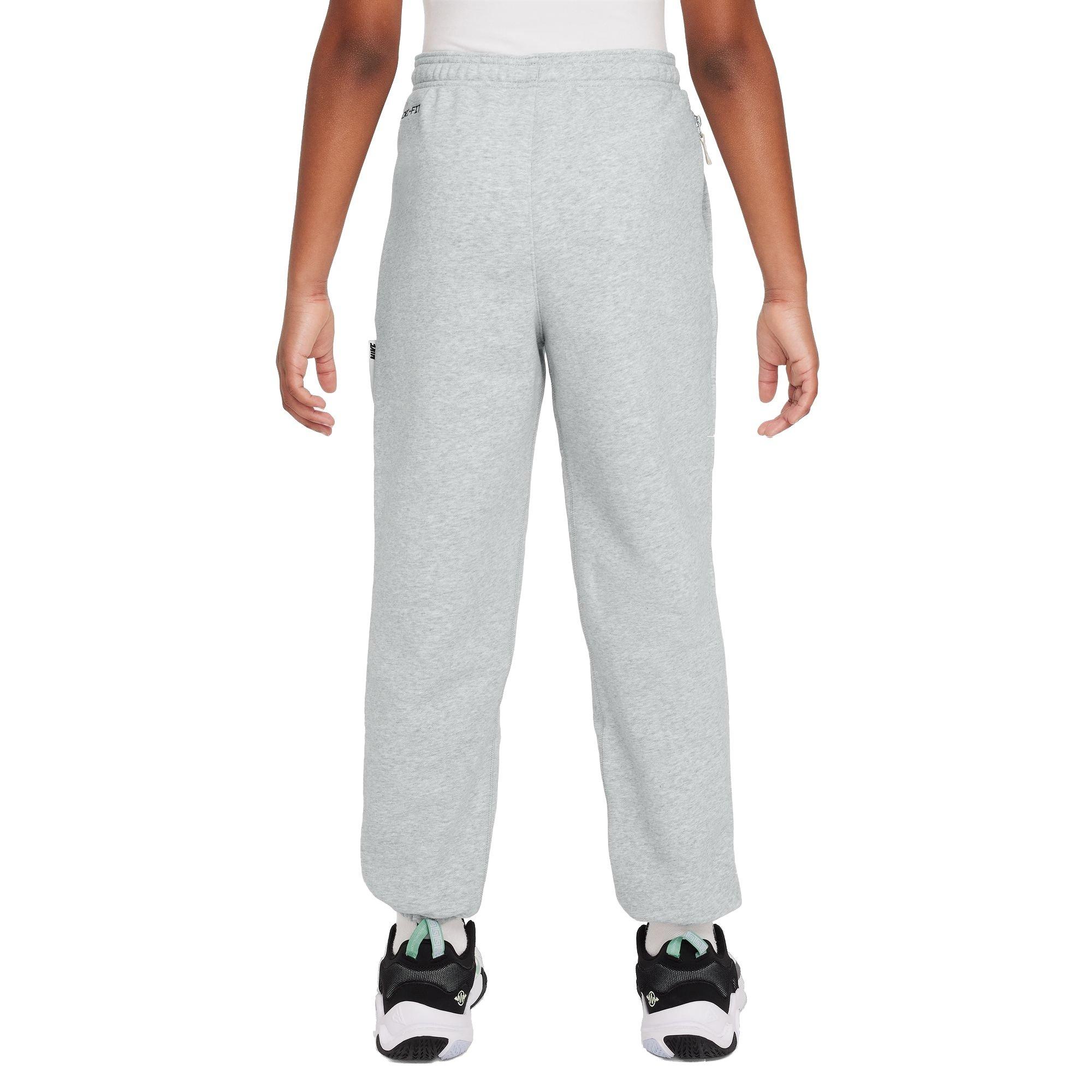 Nike Big Boys' Standard Issue Dri-FIT Fleece Pants - GREY Thumbnail View 4