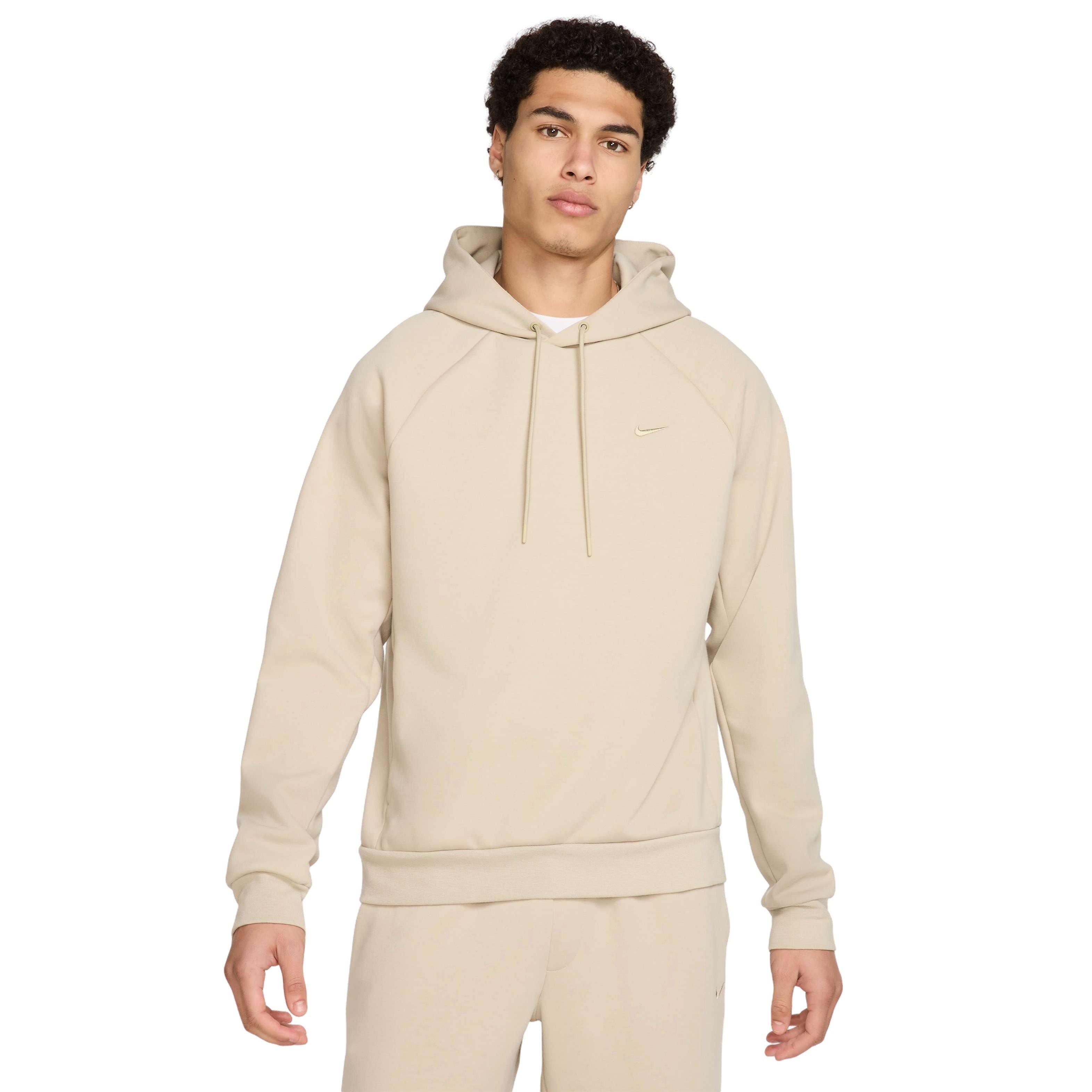 Nike Men's Primary Fleece Dri-FIT UV Performance Pullover Hoodie - KHAKI Thumbnail View 1