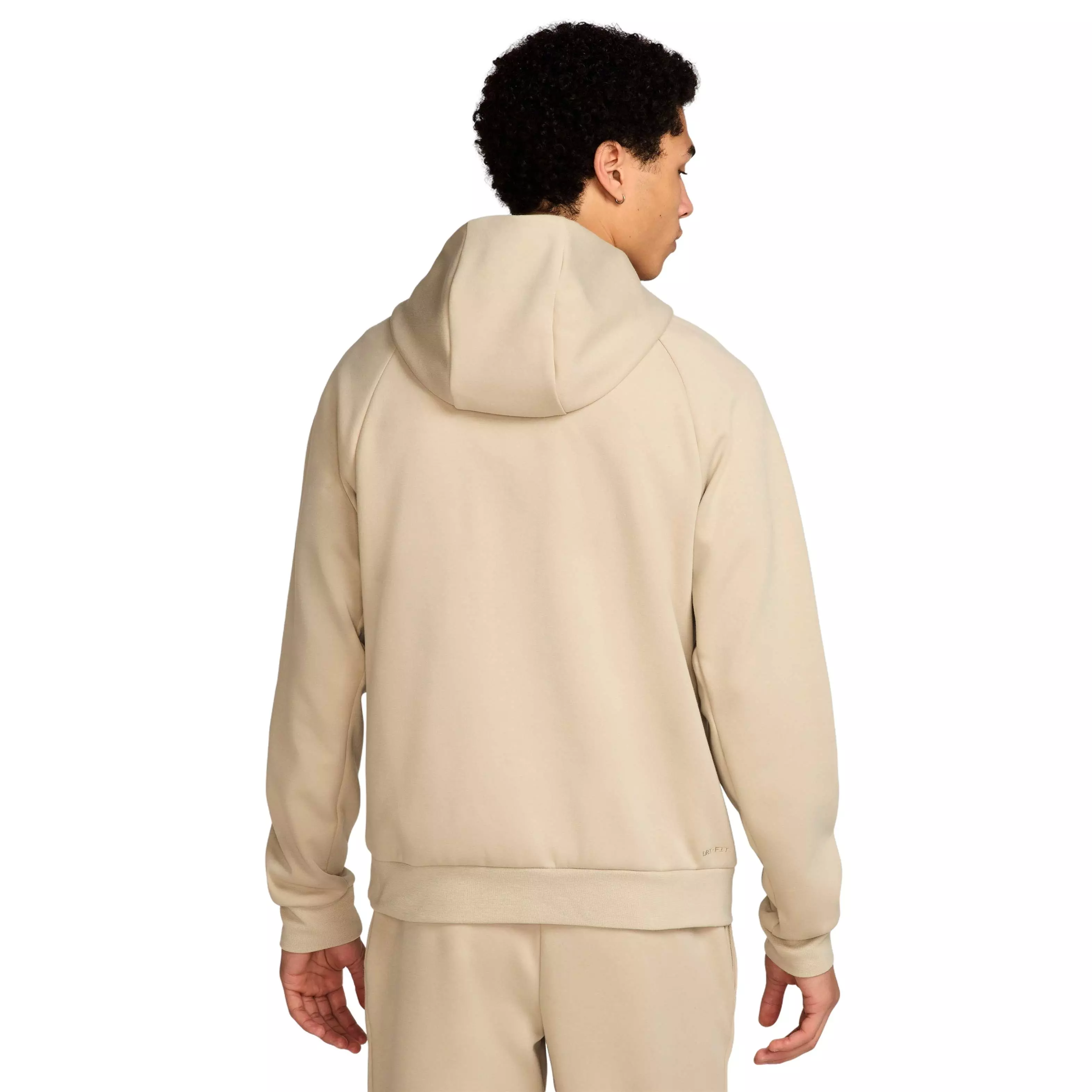 Nike Men's Primary Fleece Dri-FIT UV Pullover Performance Hoodie - KHAKI