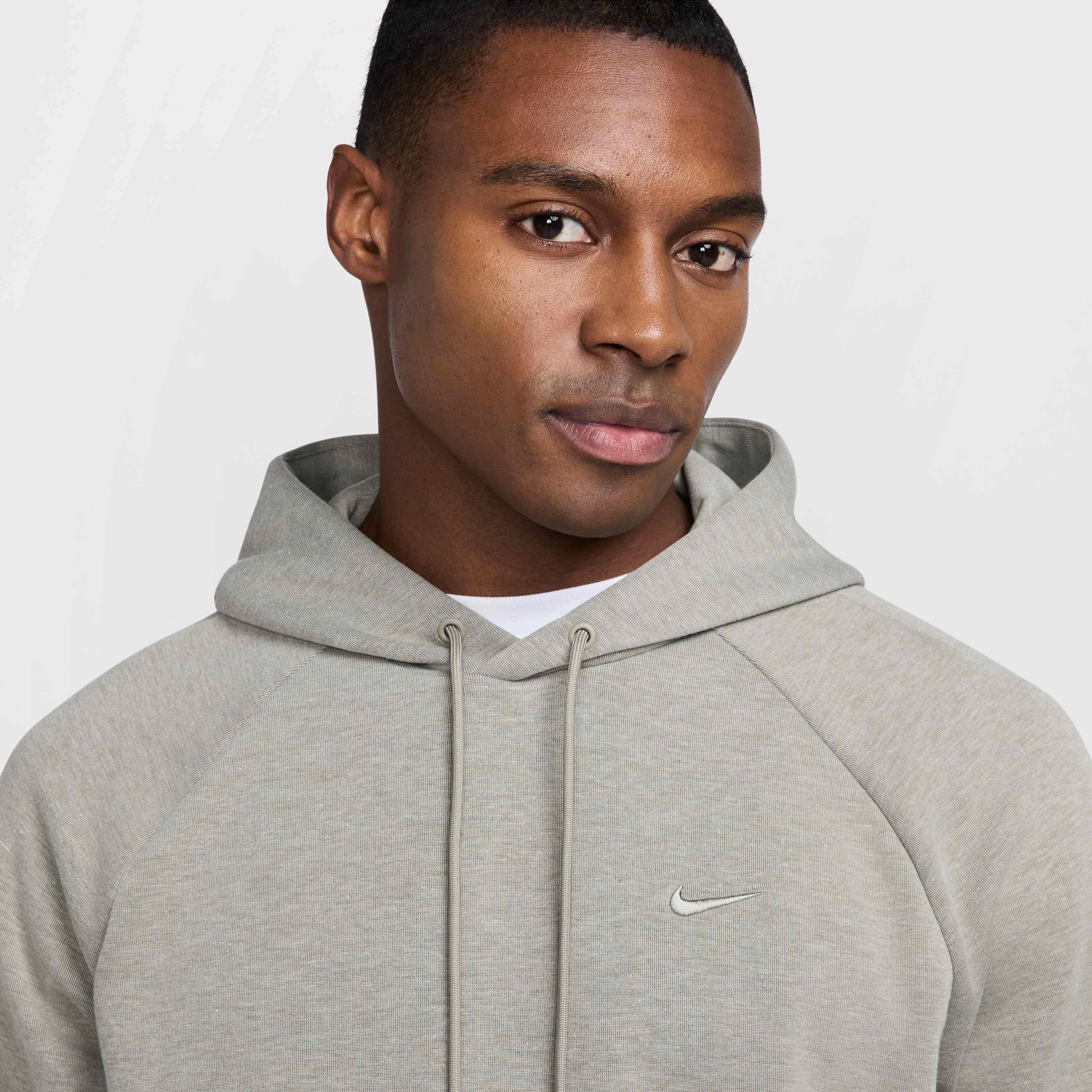 Nike Men's Primary Fleece Dri-FIT UV Performance Pullover Hoodie - GREEN Thumbnail View 3
