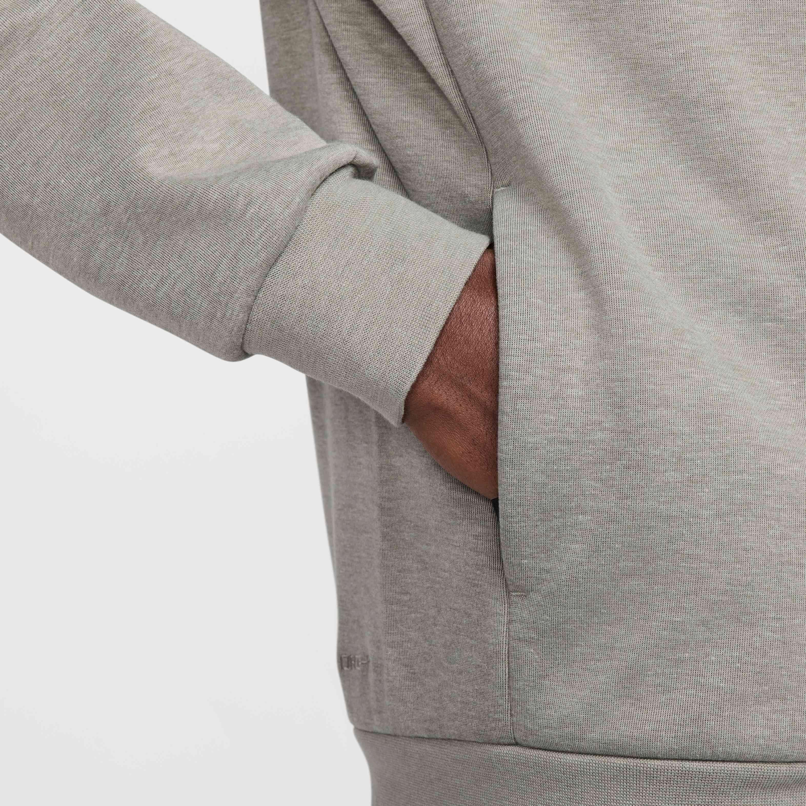 Nike Men's Primary Fleece Dri-FIT UV Pullover Performance Hoodie - GREEN Thumbnail View 5