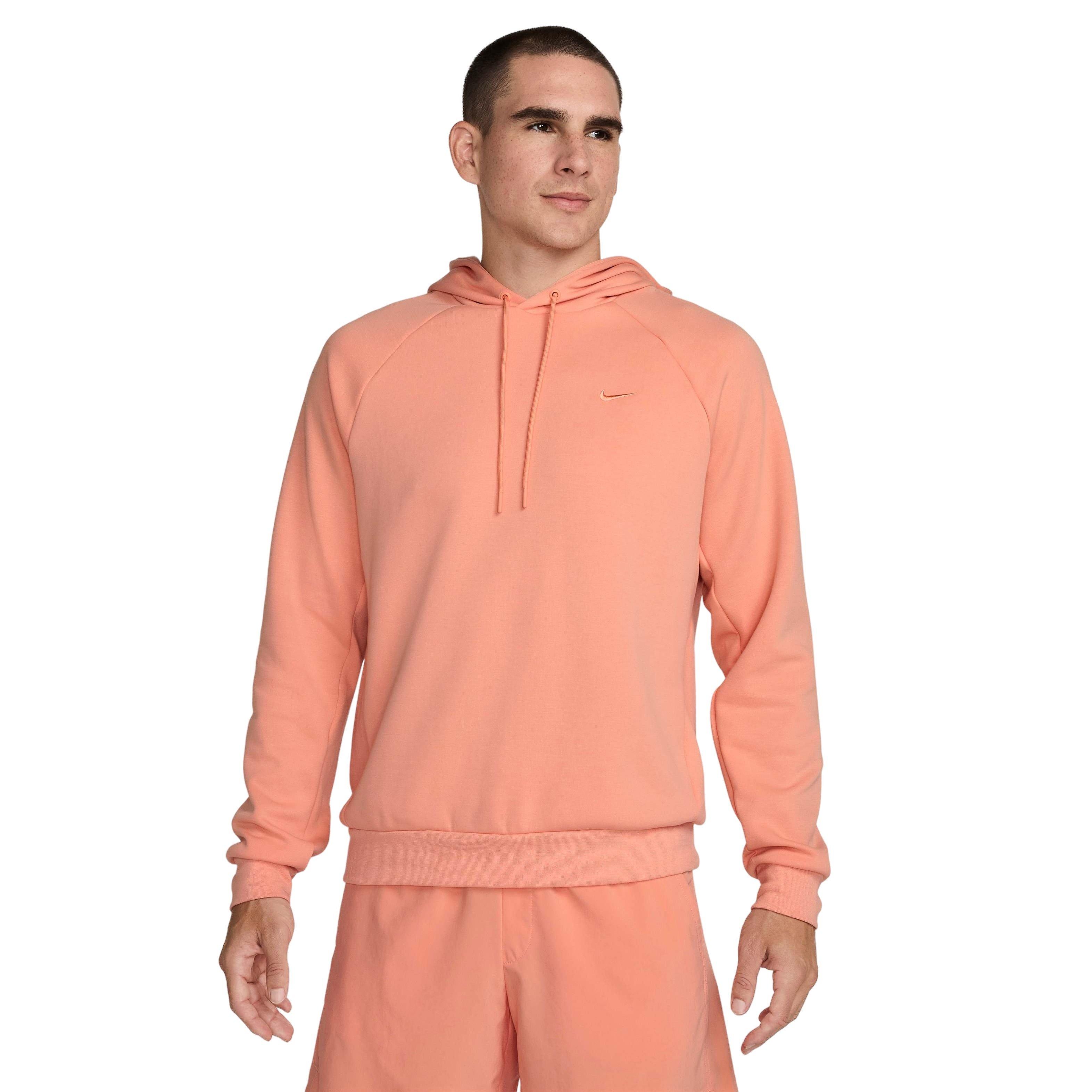 Nike Men's Primary Fleece Dri-FIT UV Pullover Performance Hoodie - APRICOT Thumbnail View 1