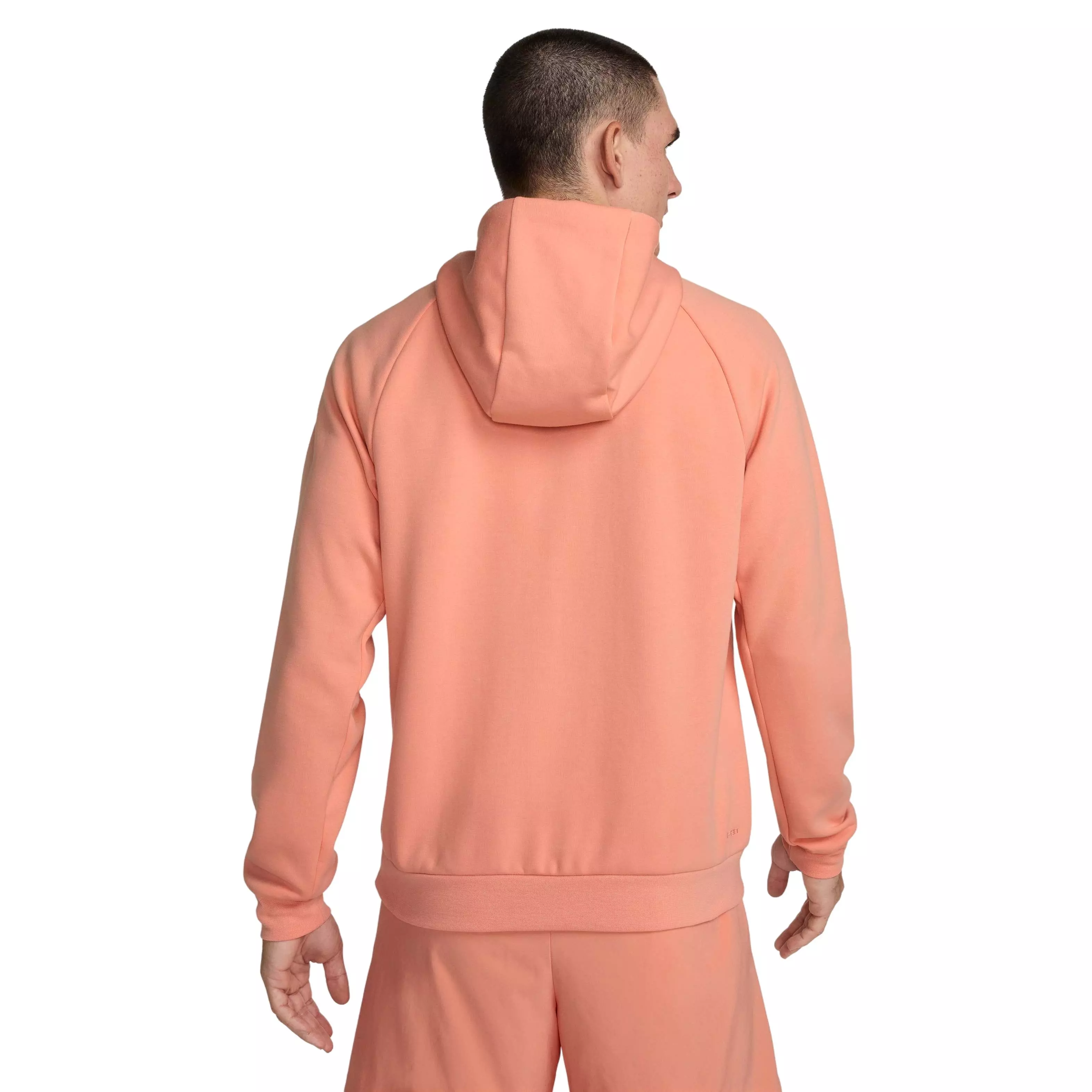 Nike Men's Primary Fleece Dri-FIT UV Pullover Performance Hoodie - APRICOT