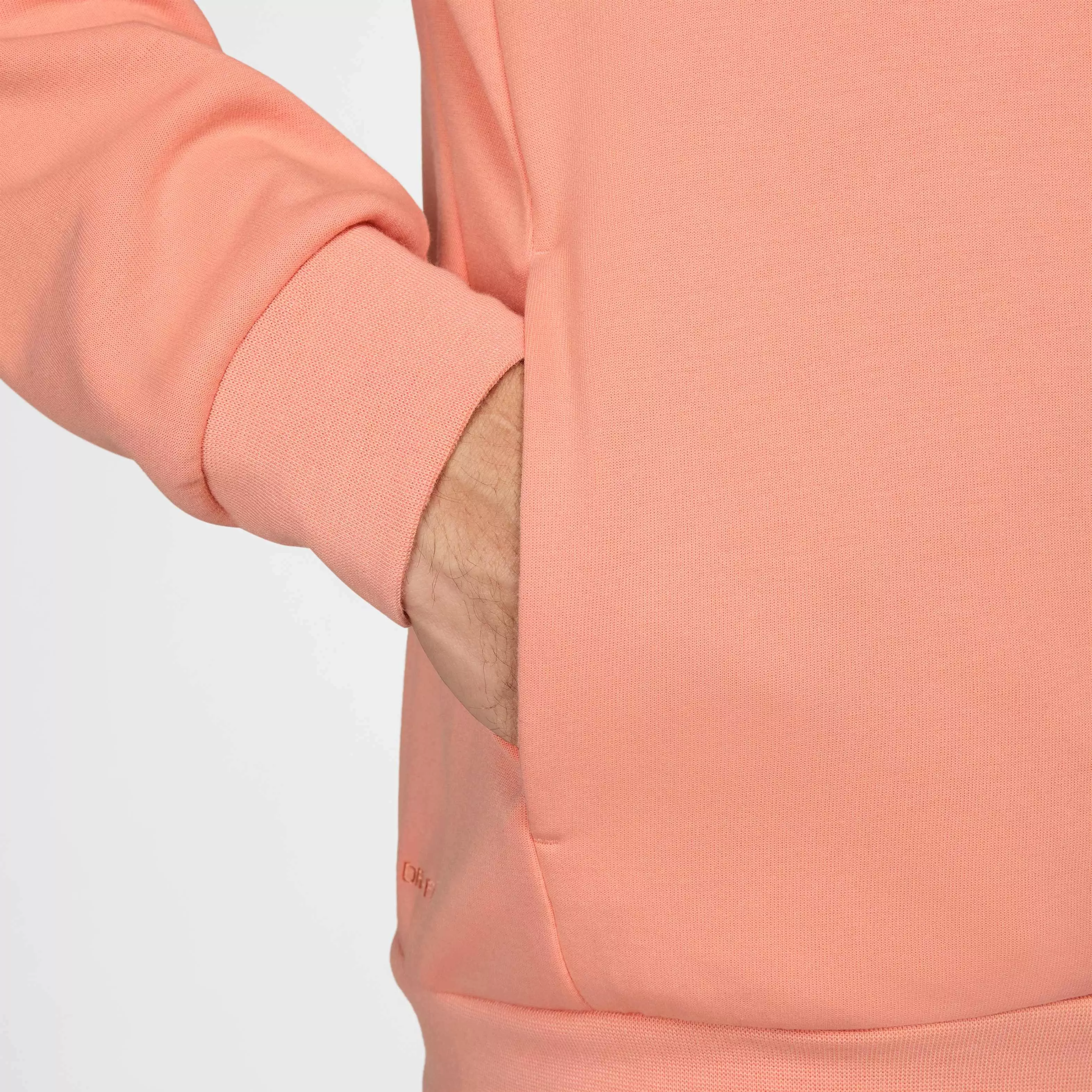 Nike Men's Primary Fleece Dri-FIT UV Pullover Performance Hoodie - APRICOT