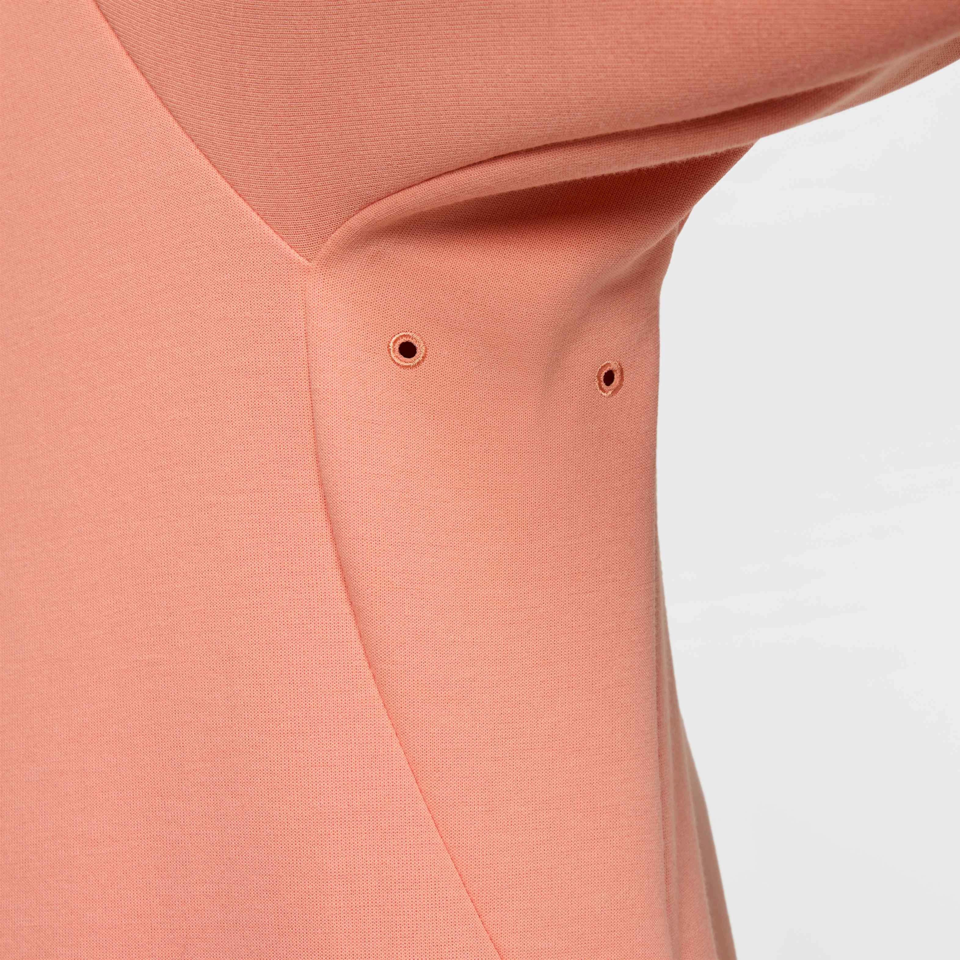 Nike Men's Primary Fleece Dri-FIT UV Pullover Performance Hoodie - APRICOT Thumbnail View 6