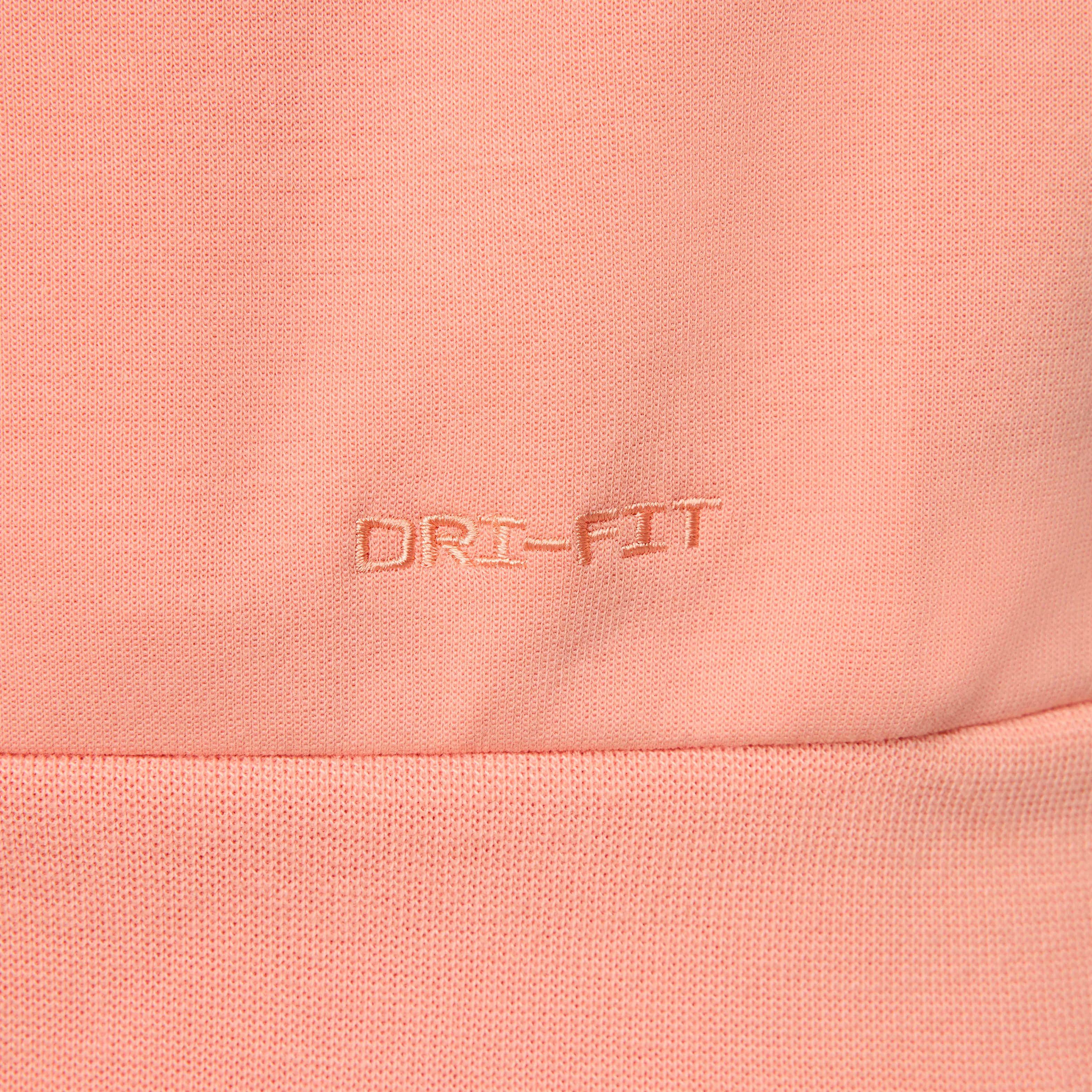 Nike Men's Primary Fleece Dri-FIT UV Pullover Performance Hoodie - APRICOT Thumbnail View 7