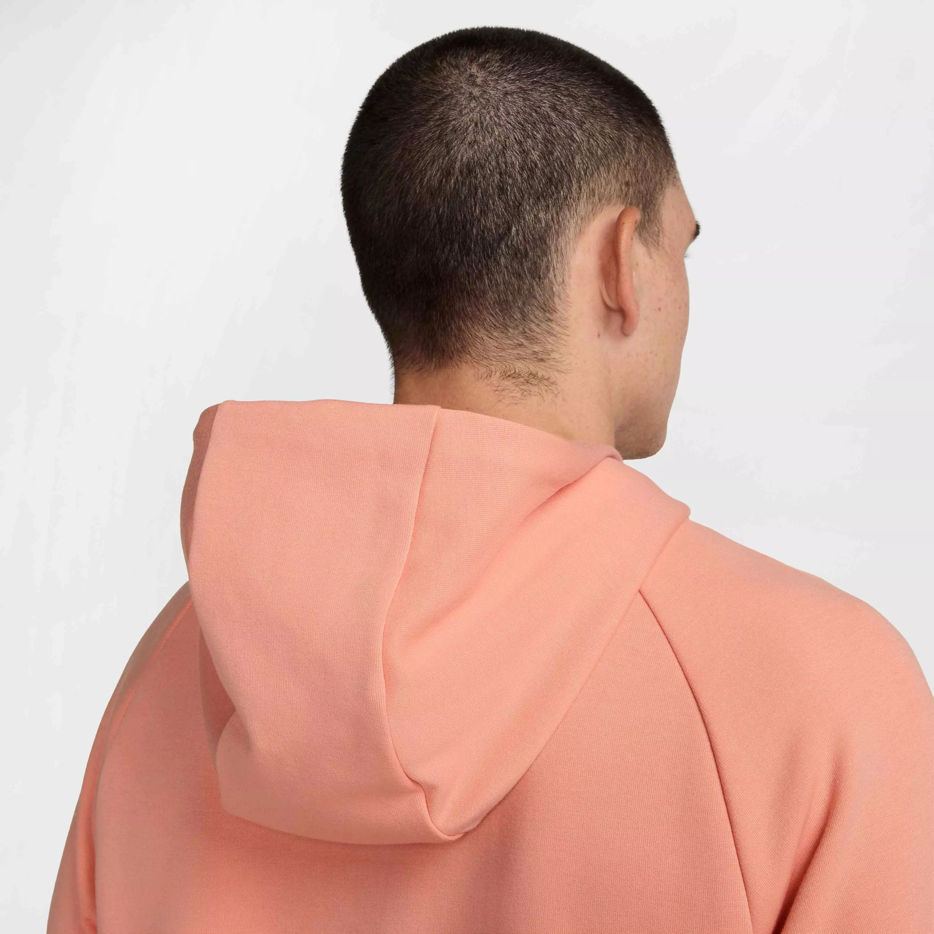 Nike Men's Primary Fleece Dri-FIT UV Pullover Performance Hoodie - APRICOT