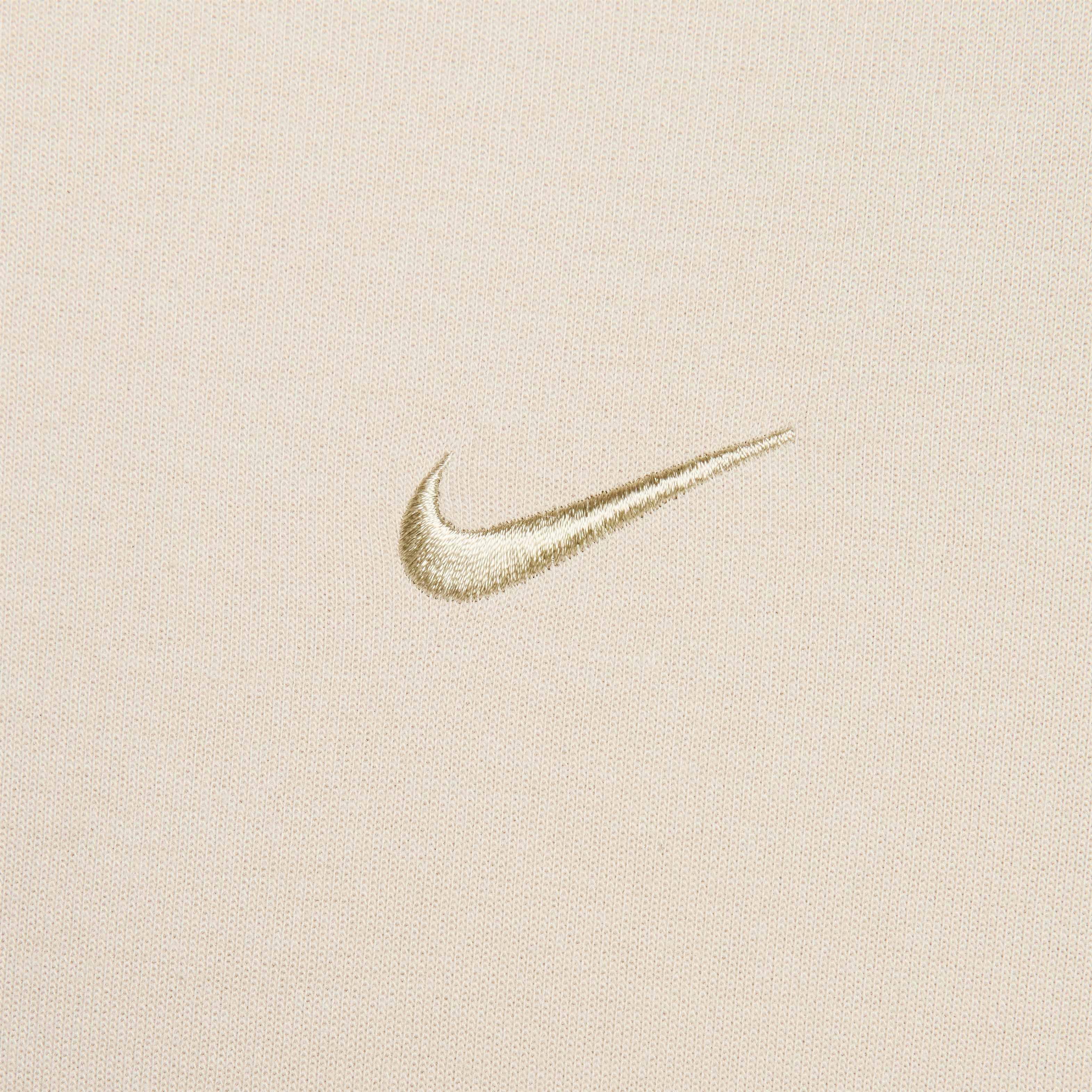 Nike Men's Primary Fleece Dri-Fit UV Performance Crew - KHAKI Thumbnail View 4