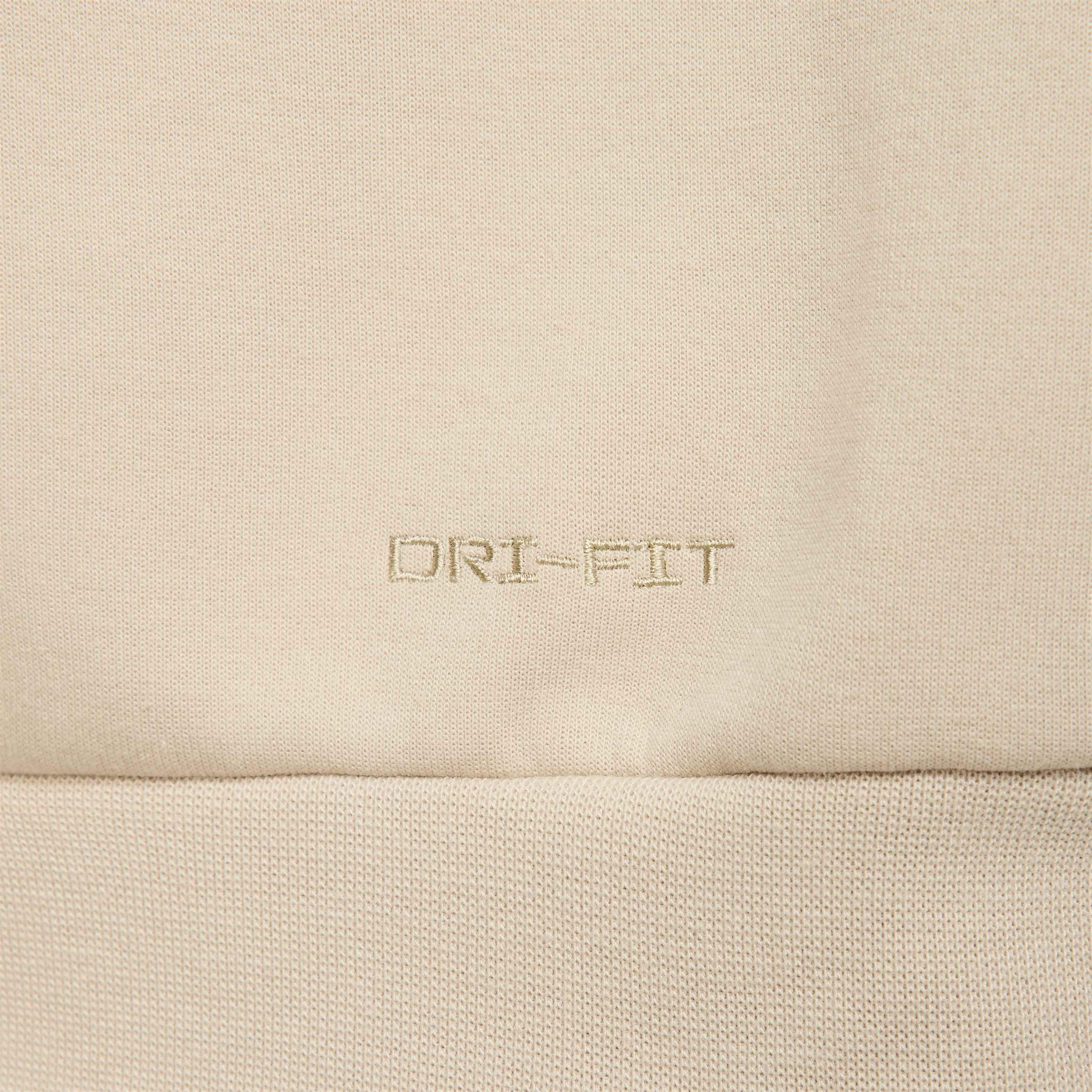 Nike Men's Primary Fleece Dri-Fit UV Performance Crew - KHAKI Thumbnail View 7