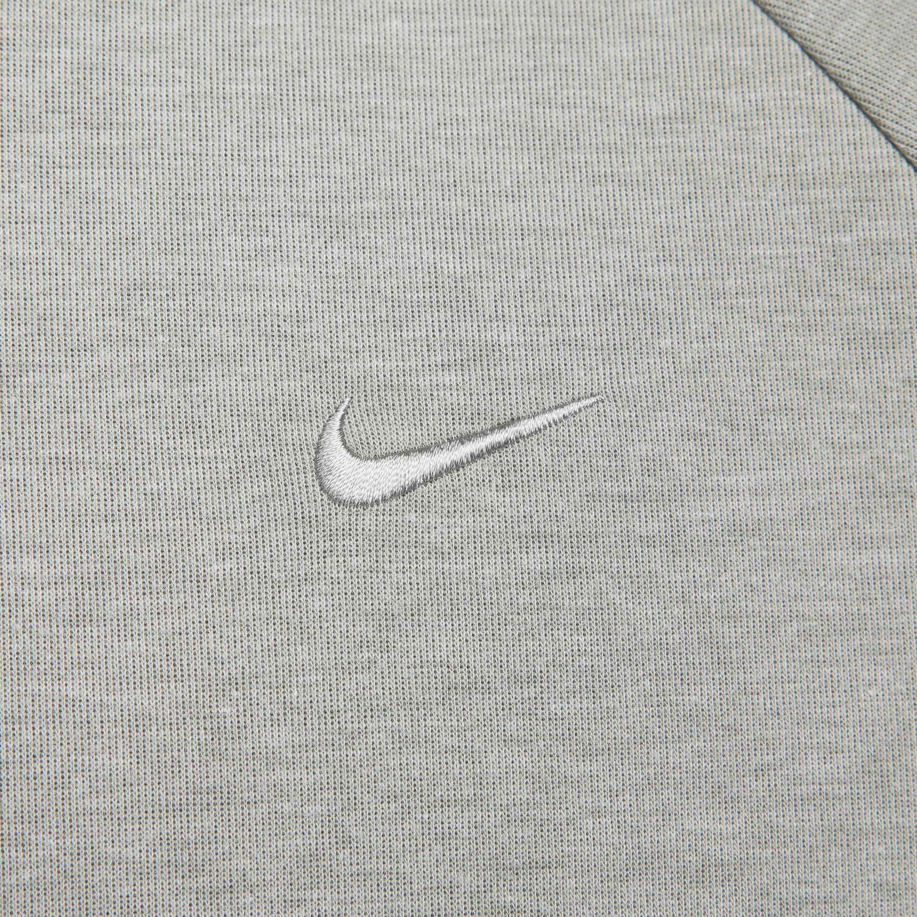 Nike Men's Primary Fleece Dri-Fit UV Performance Crew - GREEN Thumbnail View 4