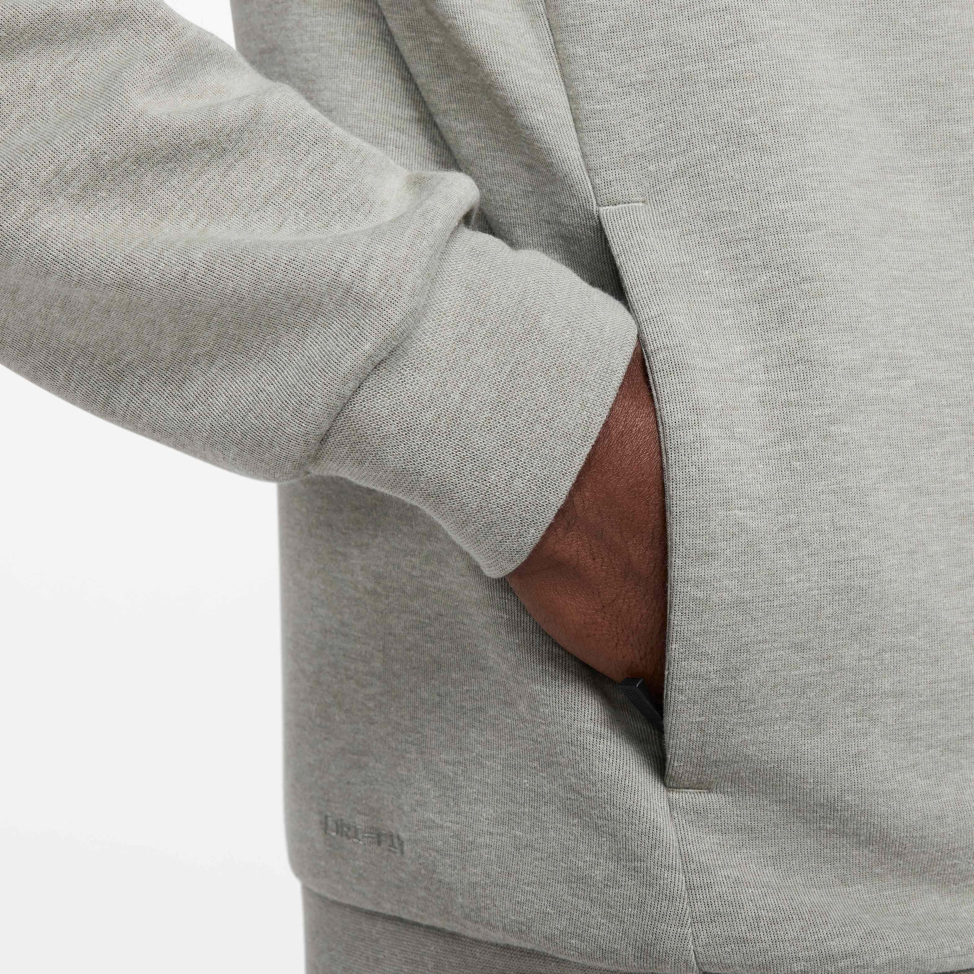 Nike Men's Primary Fleece Dri-Fit UV Performance Crew - GREEN Thumbnail View 5