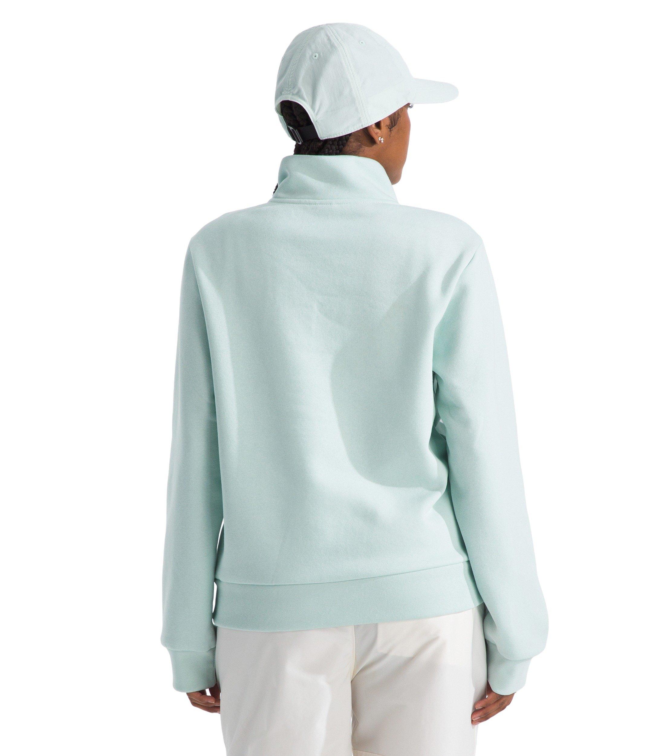 The North Face Women's Evolution Simple Dome Regular 1/4-Zip Sweater -Lt Mint - LT MINT Thumbnail View 2