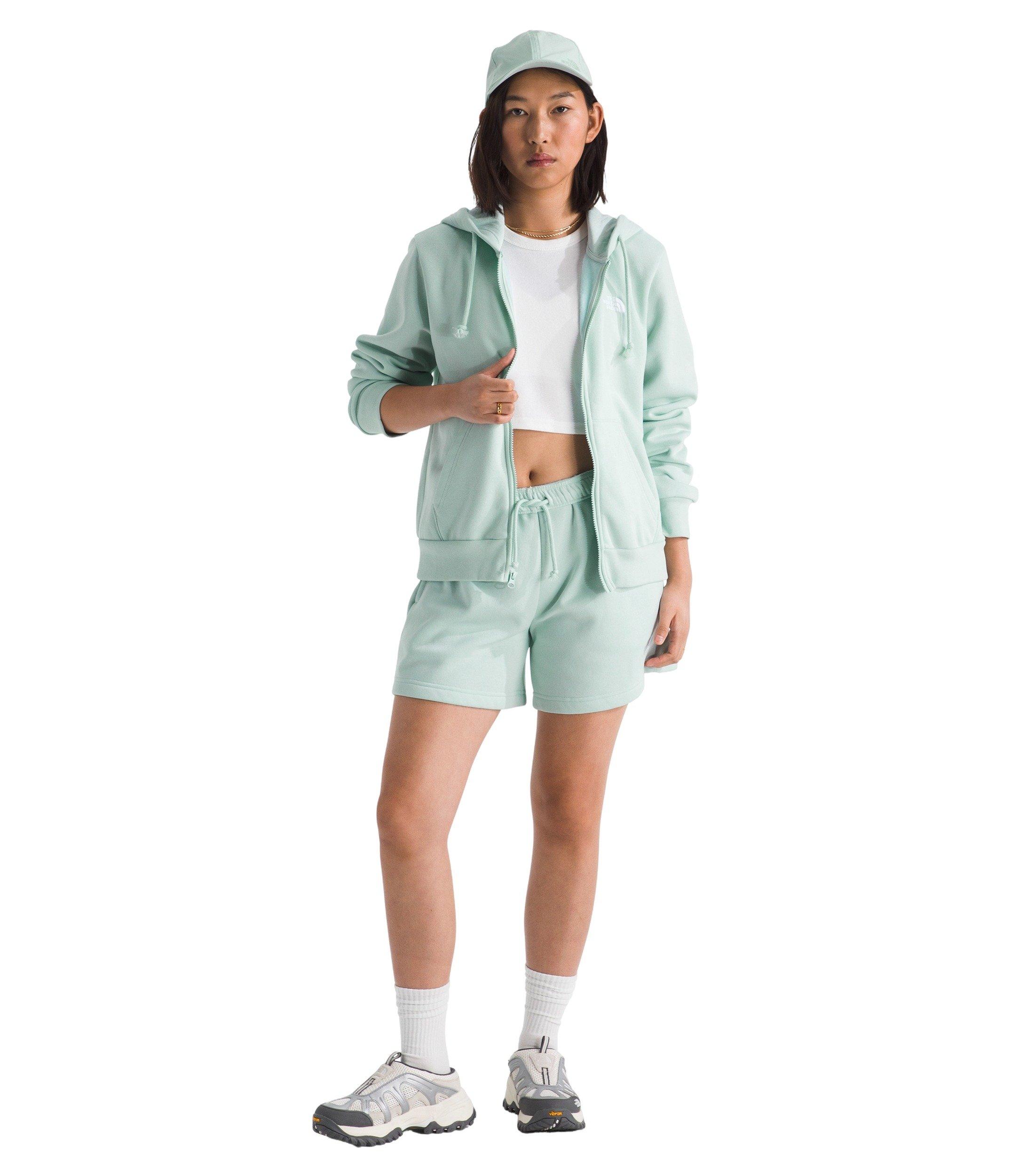 The North Face Women's Evolution Simple Dome Regular Full-Zip Hoodie - Lt Mint - LT MINT Thumbnail View 3