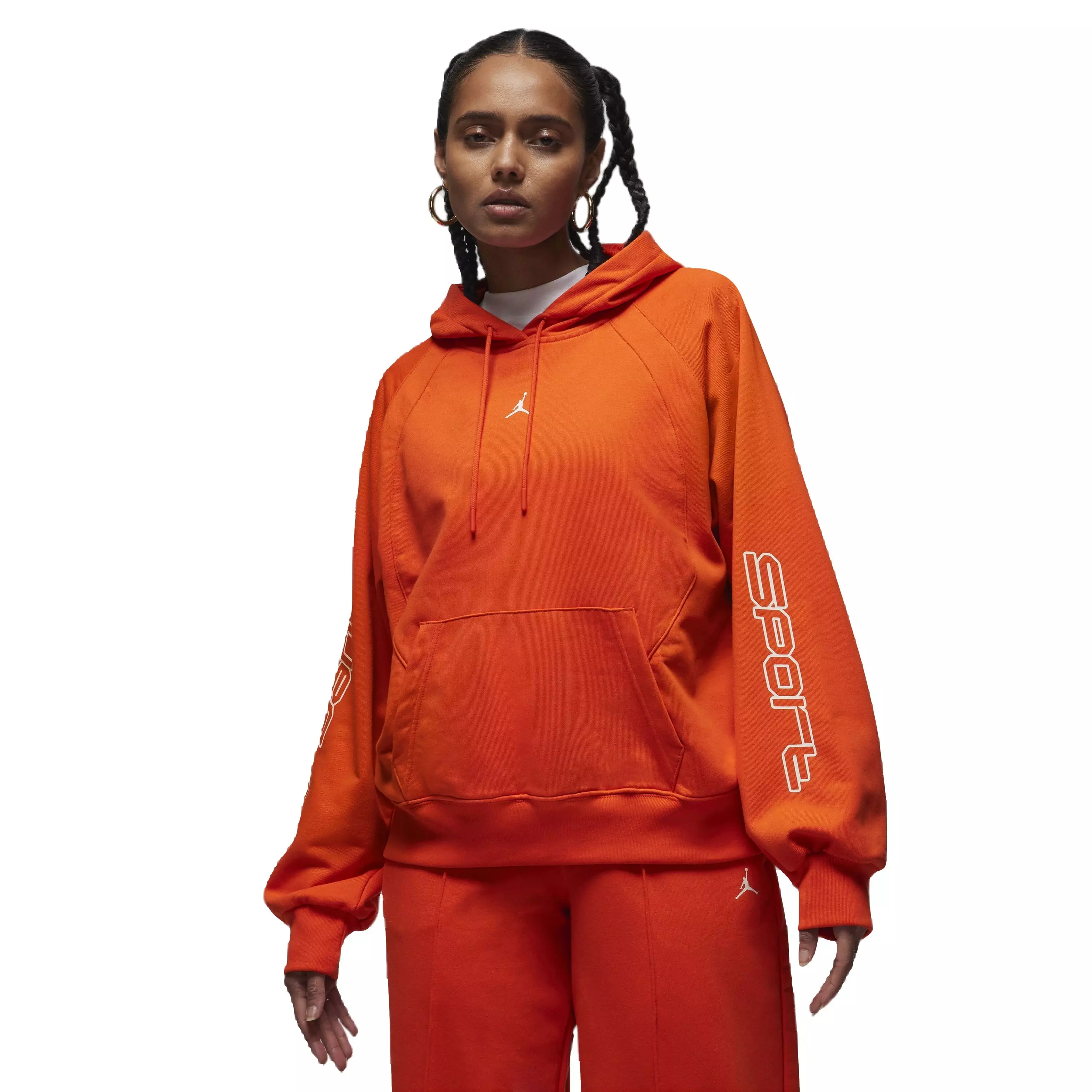 Jordan Women's Sport Graphic Fleece Hoodie - RED