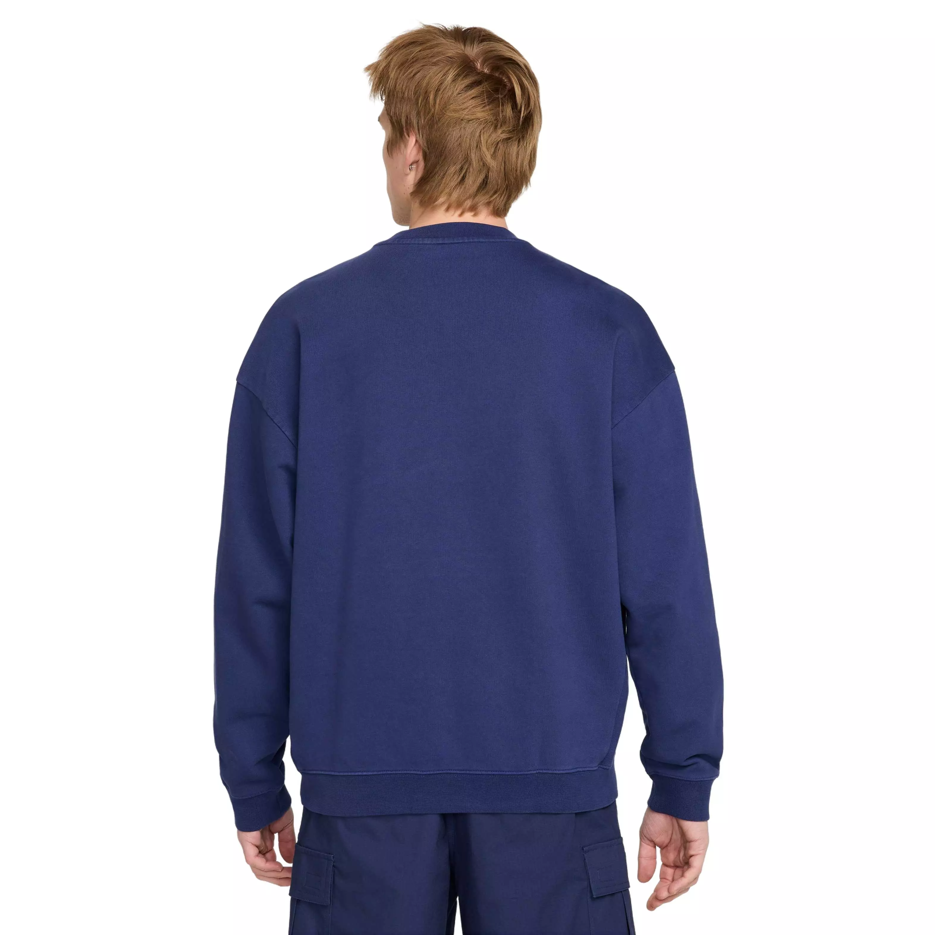 Nike Air Men's "London" Fleece Crew -Blue - BLUE
