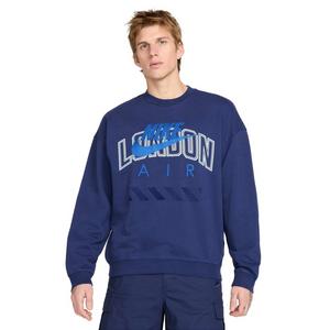Nike Air Men's "London" Fleece Crew -Blue
