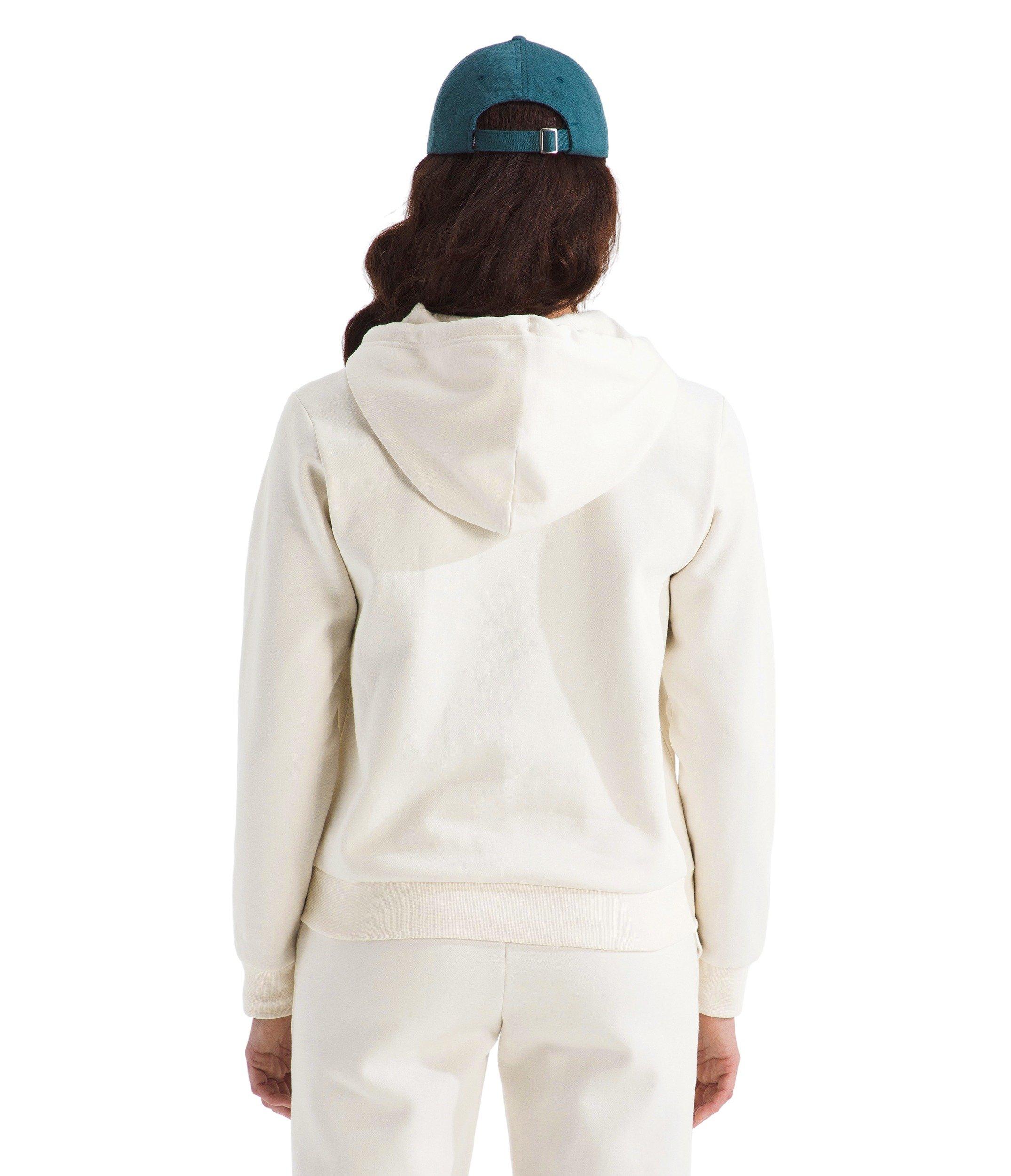The North Face Women's Evolution Simple Dome Regular Full-Zip Hoodie -White - WHITE Thumbnail View 2
