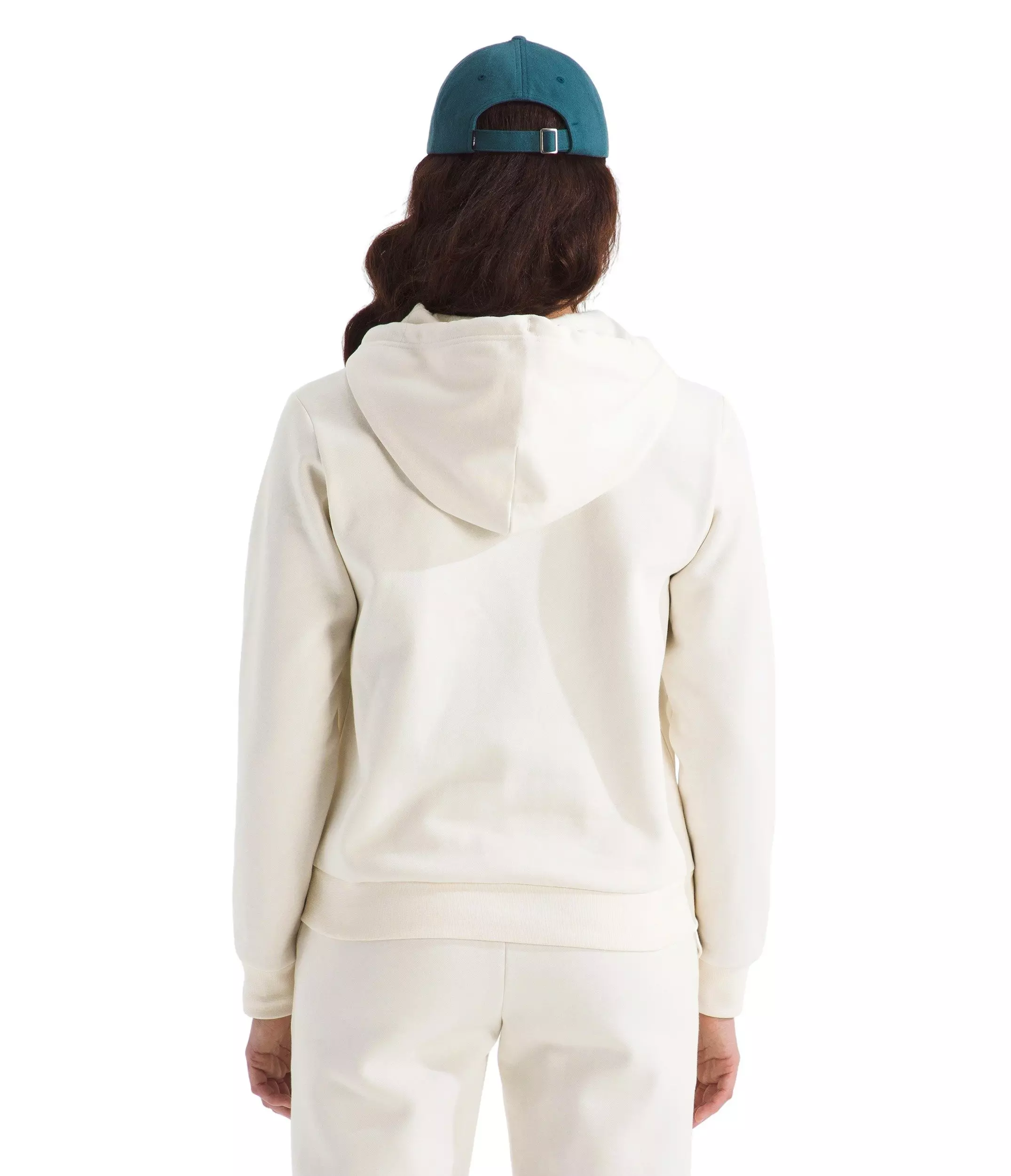 The North Face Women's Evolution Simple Dome Regular Full-Zip Hoodie -White - WHITE