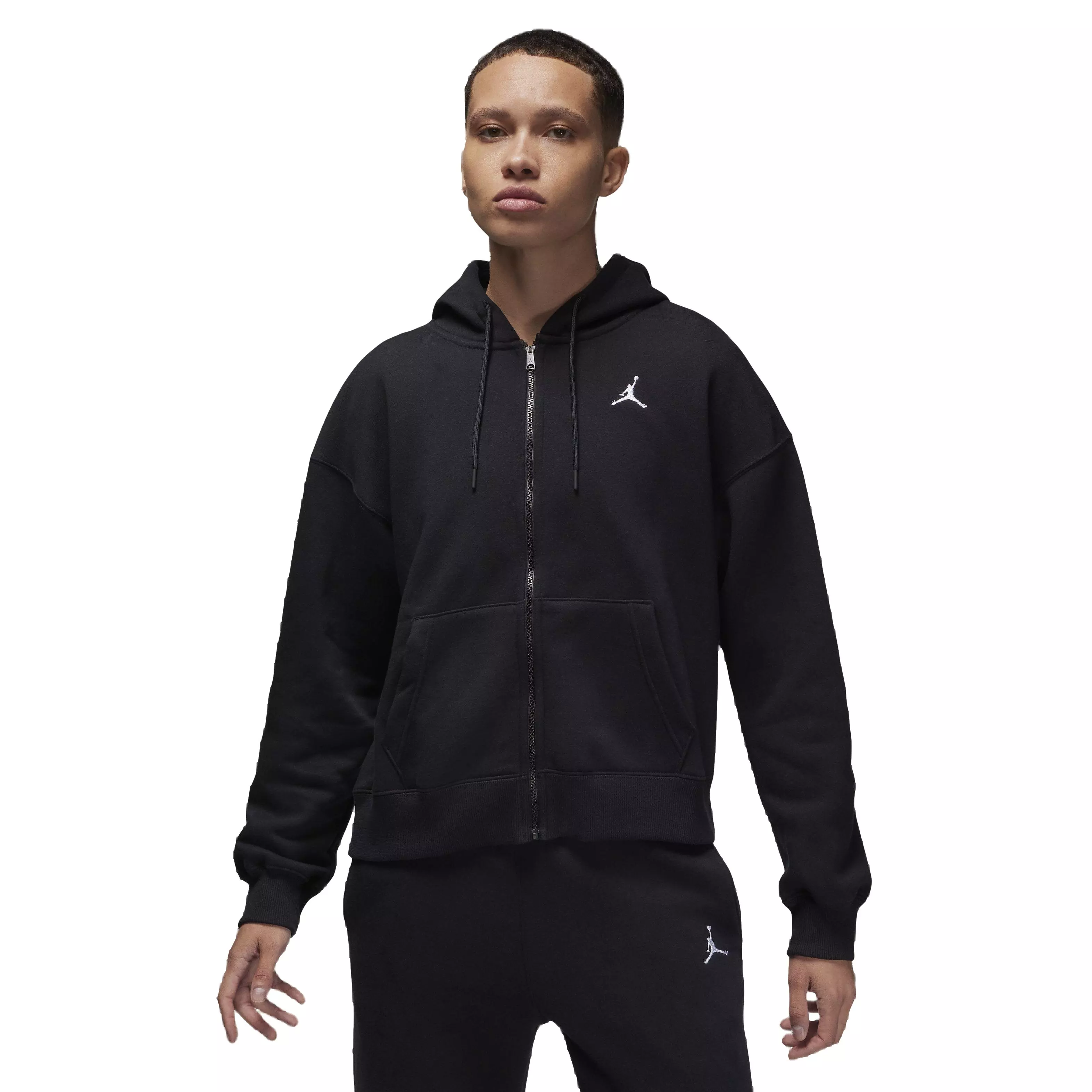 Jordan Women's Brooklyn Fleece Full-Zip Jacket -Black - BLACK