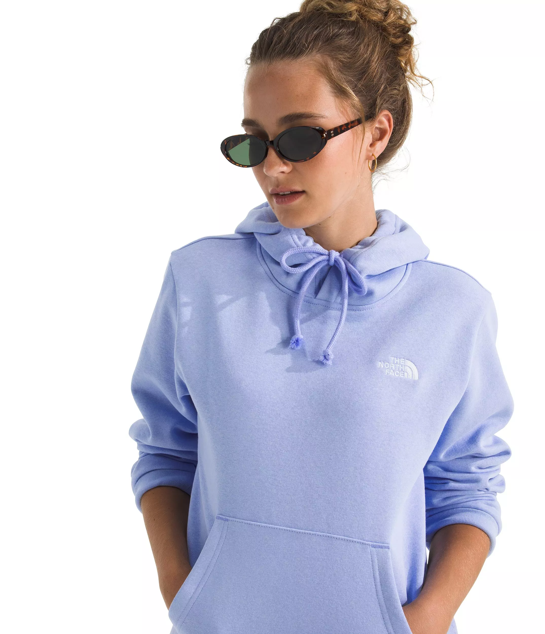 The North Face Women's Evolution Simple Dome Regular Hoodie -Periwinkle - PERIWINKLE