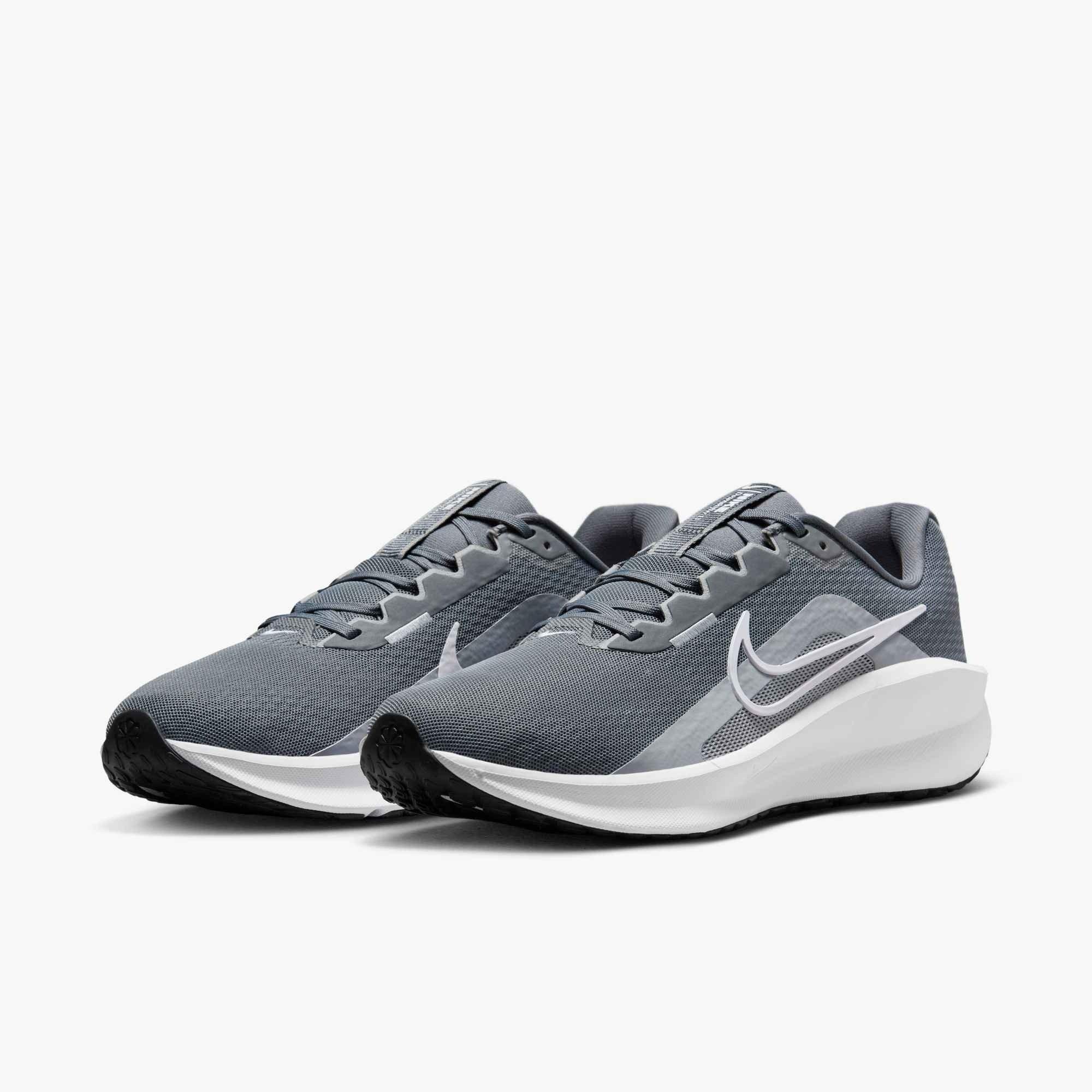Nike Downshifter 13 "Cool Grey/Wolf Grey/Pure Platinum/White" Men's Running Shoe - GREY/GREY/PLATINUM/WHITE Thumbnail View 4