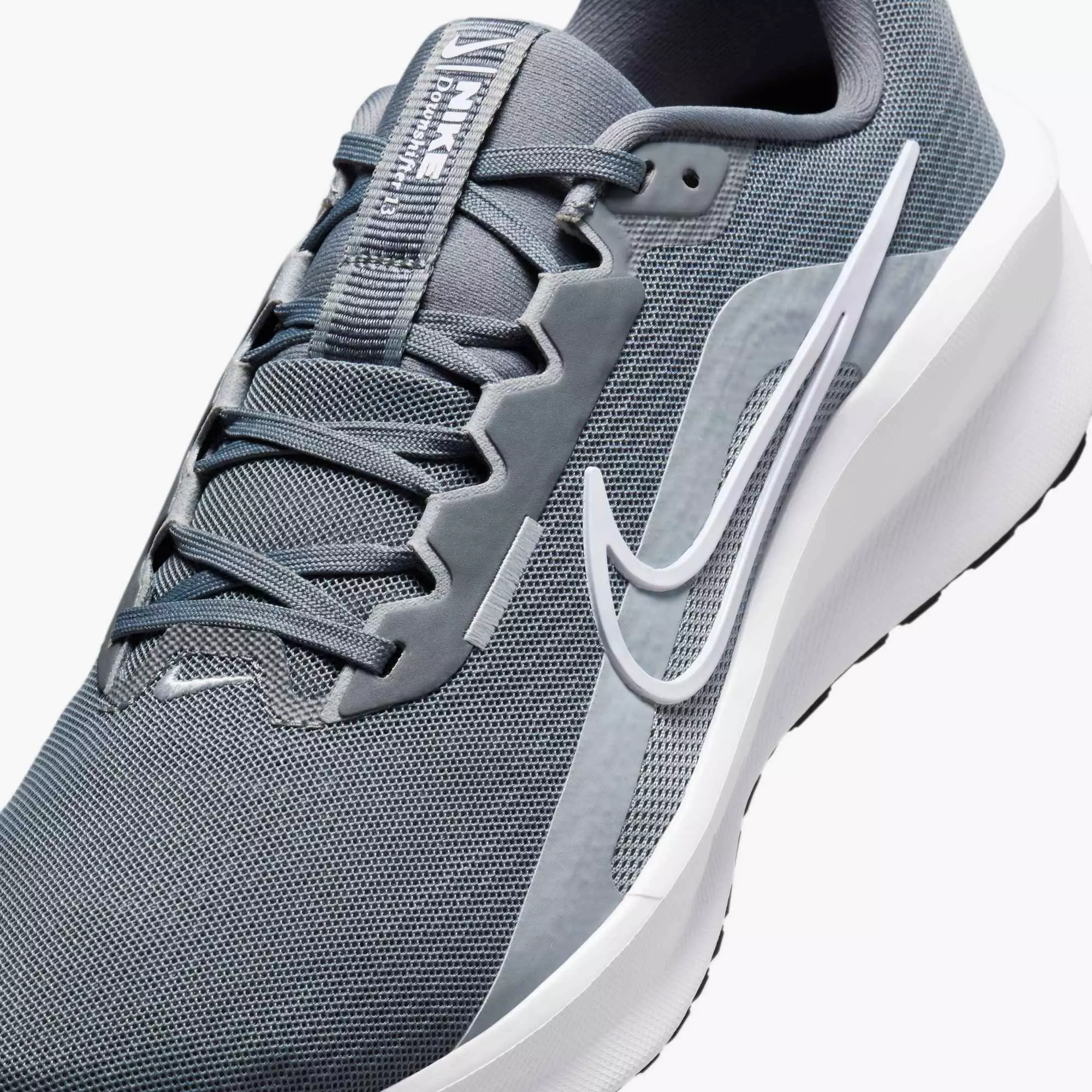 Nike Downshifter 13 "Cool Grey/Wolf Grey/Pure Platinum/White" Men's Running Shoe - GREY/GREY/PLATINUM/WHITE