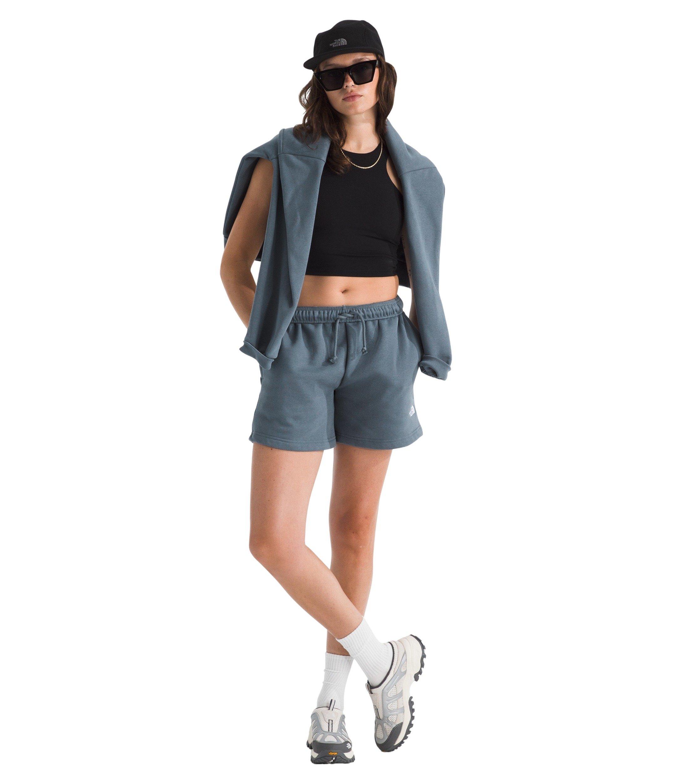 The North Face Women's Evolution Simple Dome Regular Shorts - Grey - GREY Thumbnail View 4