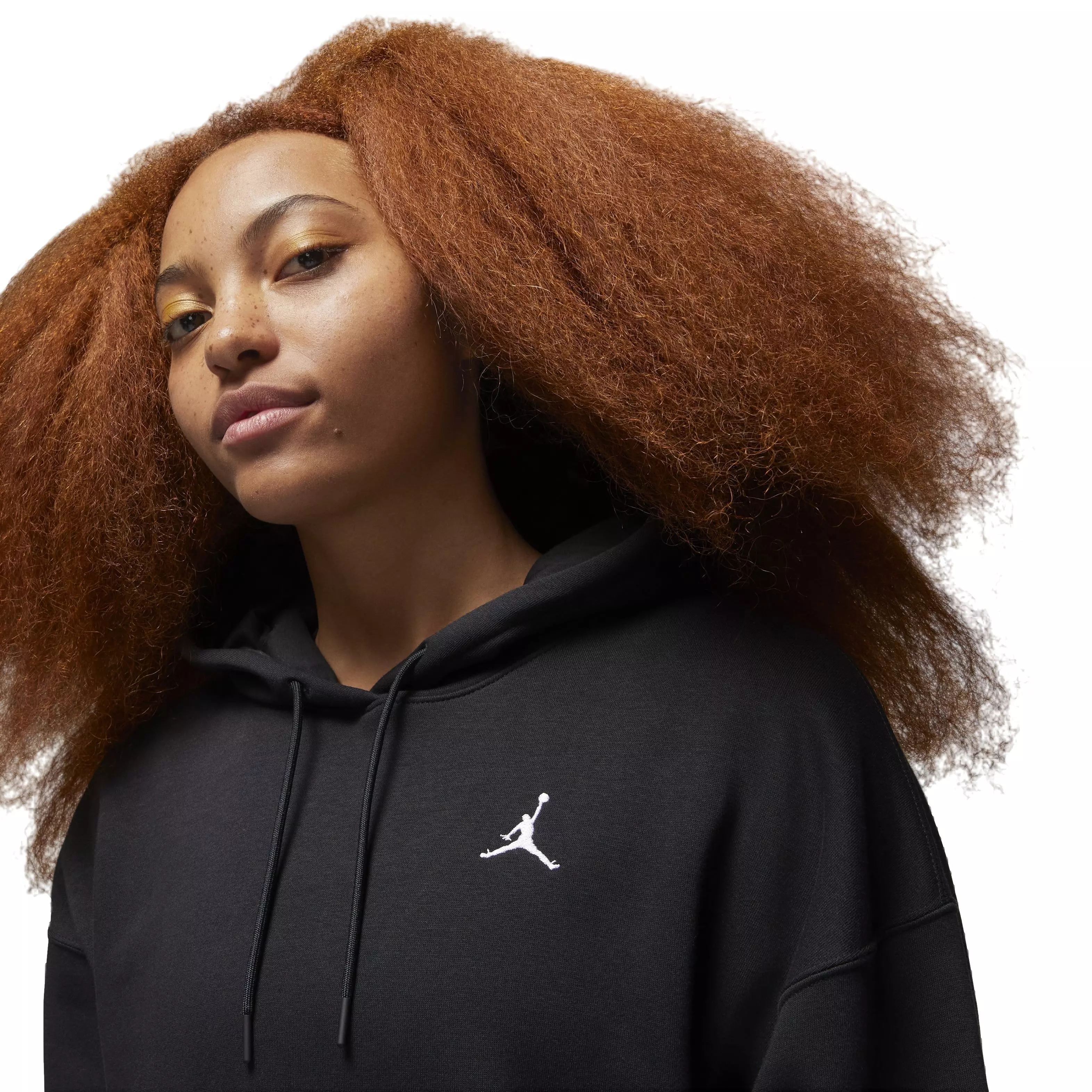 Jordan Women's Brooklyn Fleece PO 2 Hoodie - BLACK