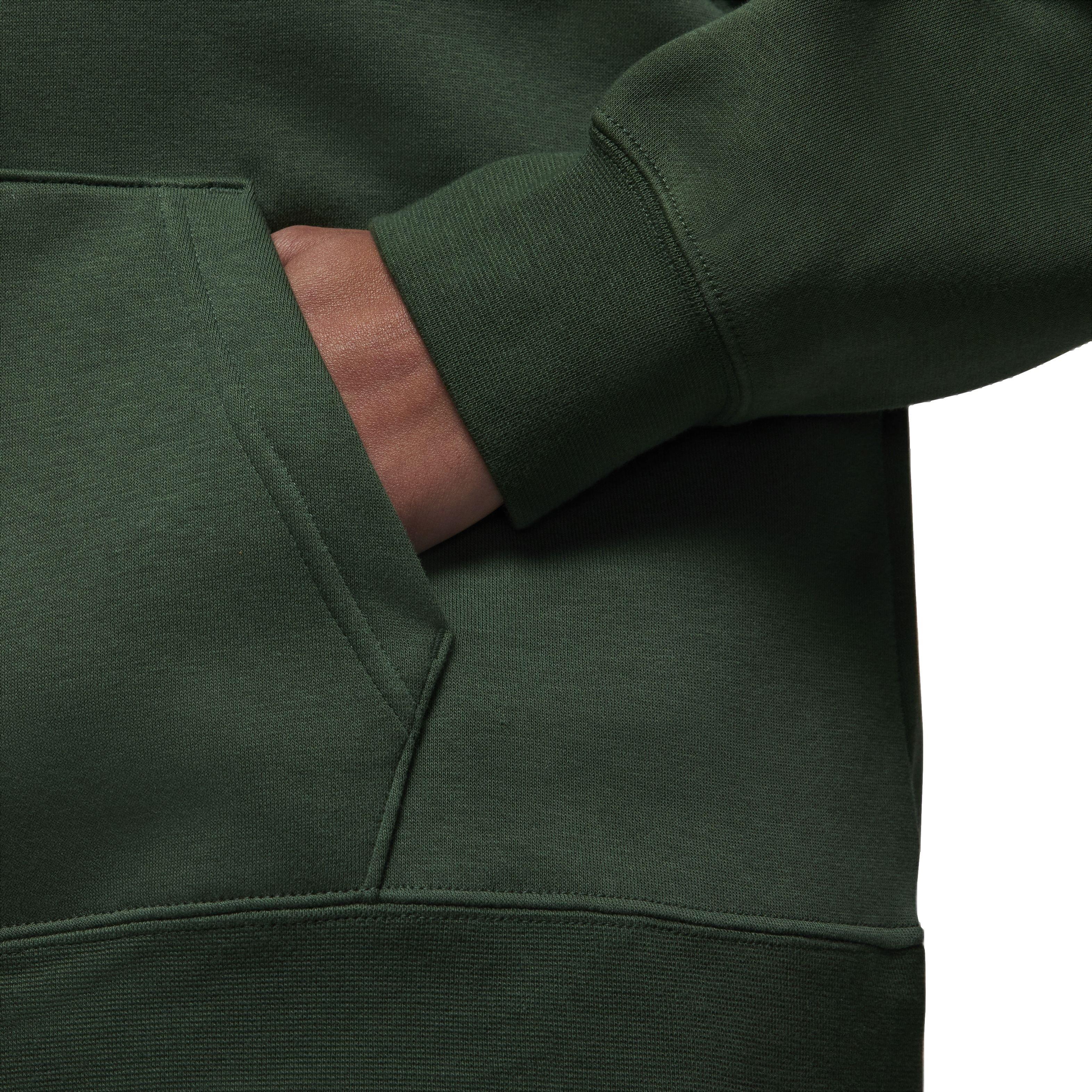 Jordan Women's Brooklyn Fleece PO 2 Hoodie - GREEN Thumbnail View 4