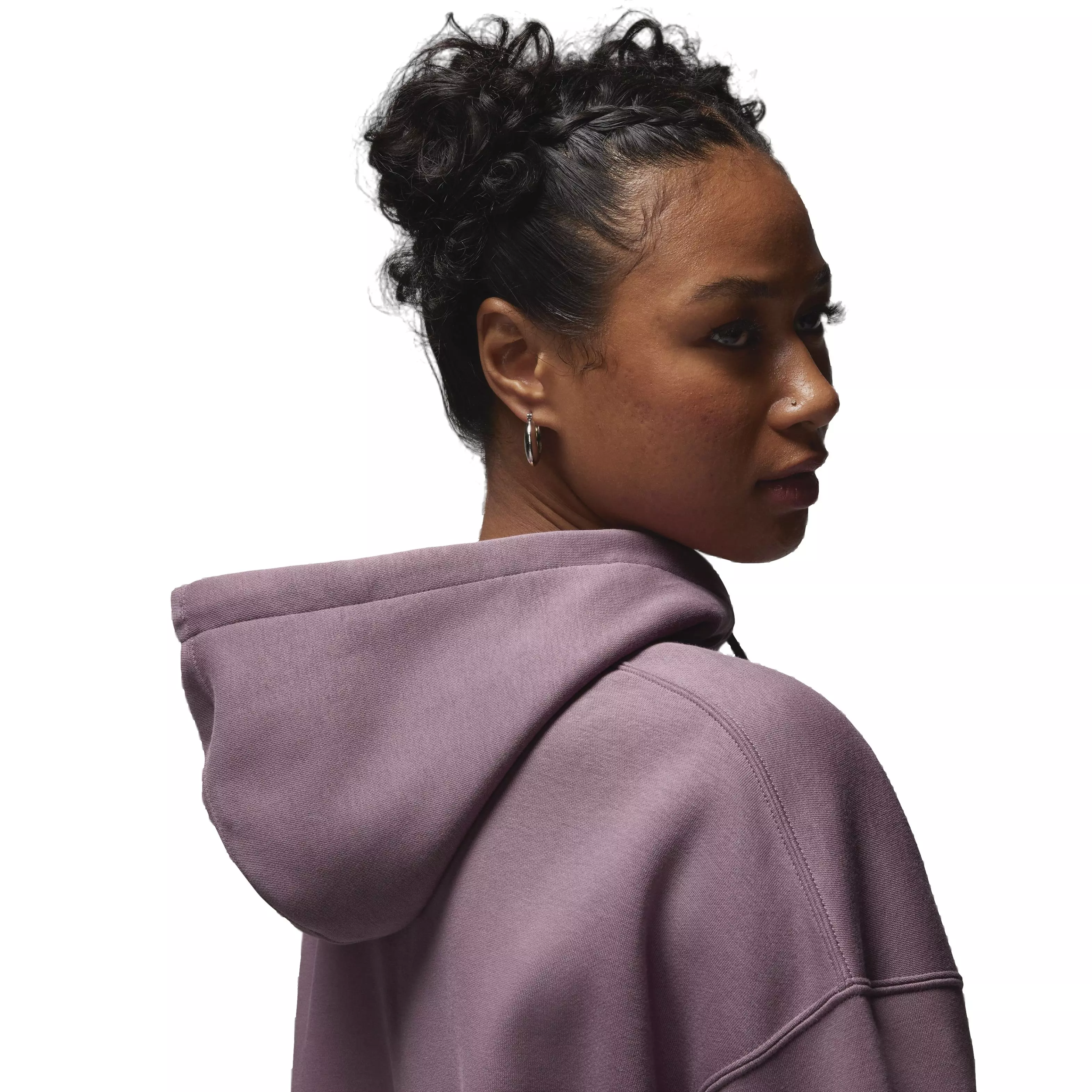Jordan Women's Brooklyn Fleece PO 2 Hoodie - MAUVE