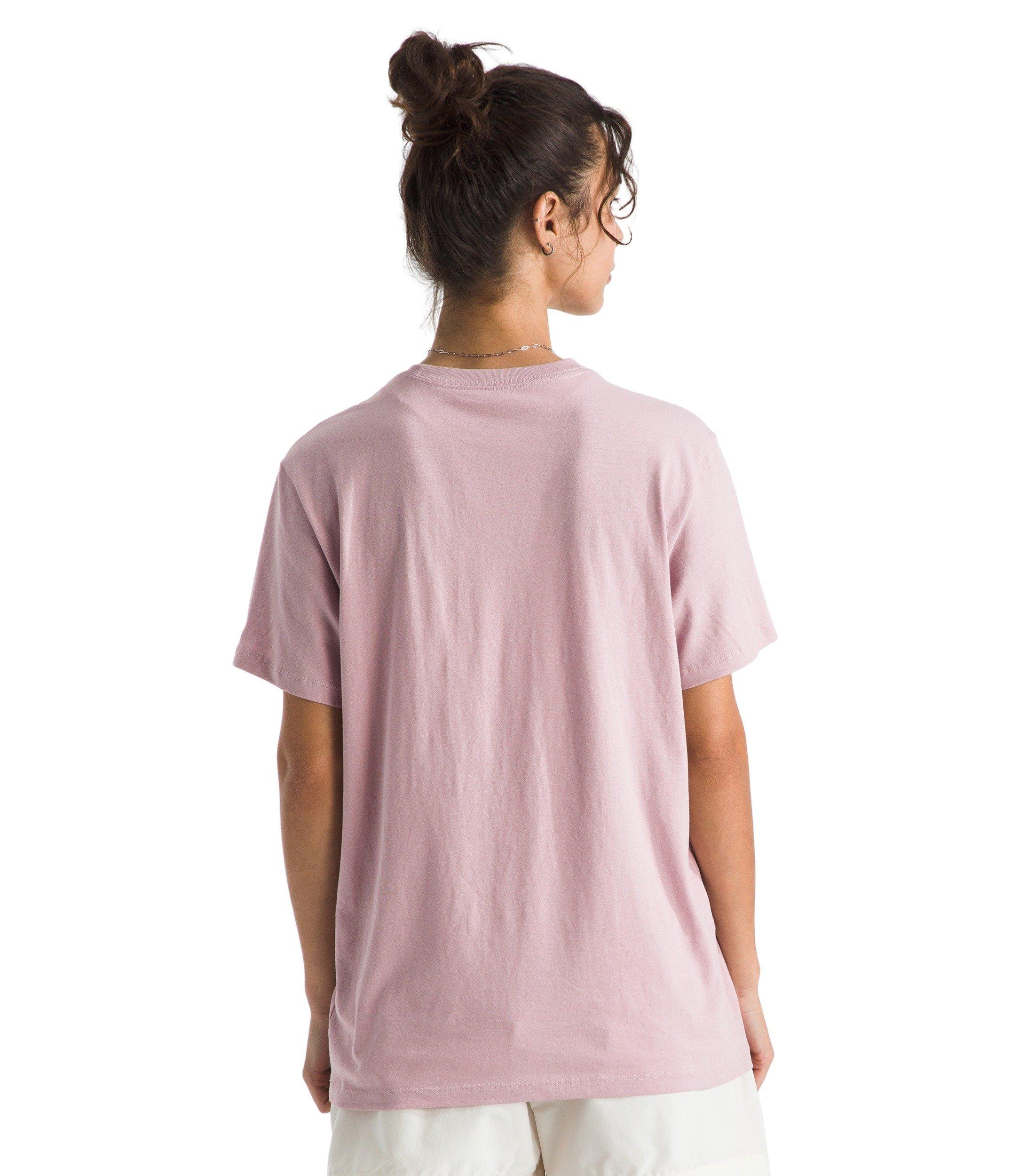 The North Face Women's Evolution Simple Dome Relaxed Short-Sleeve Tee - Pink - PINK Thumbnail View 2