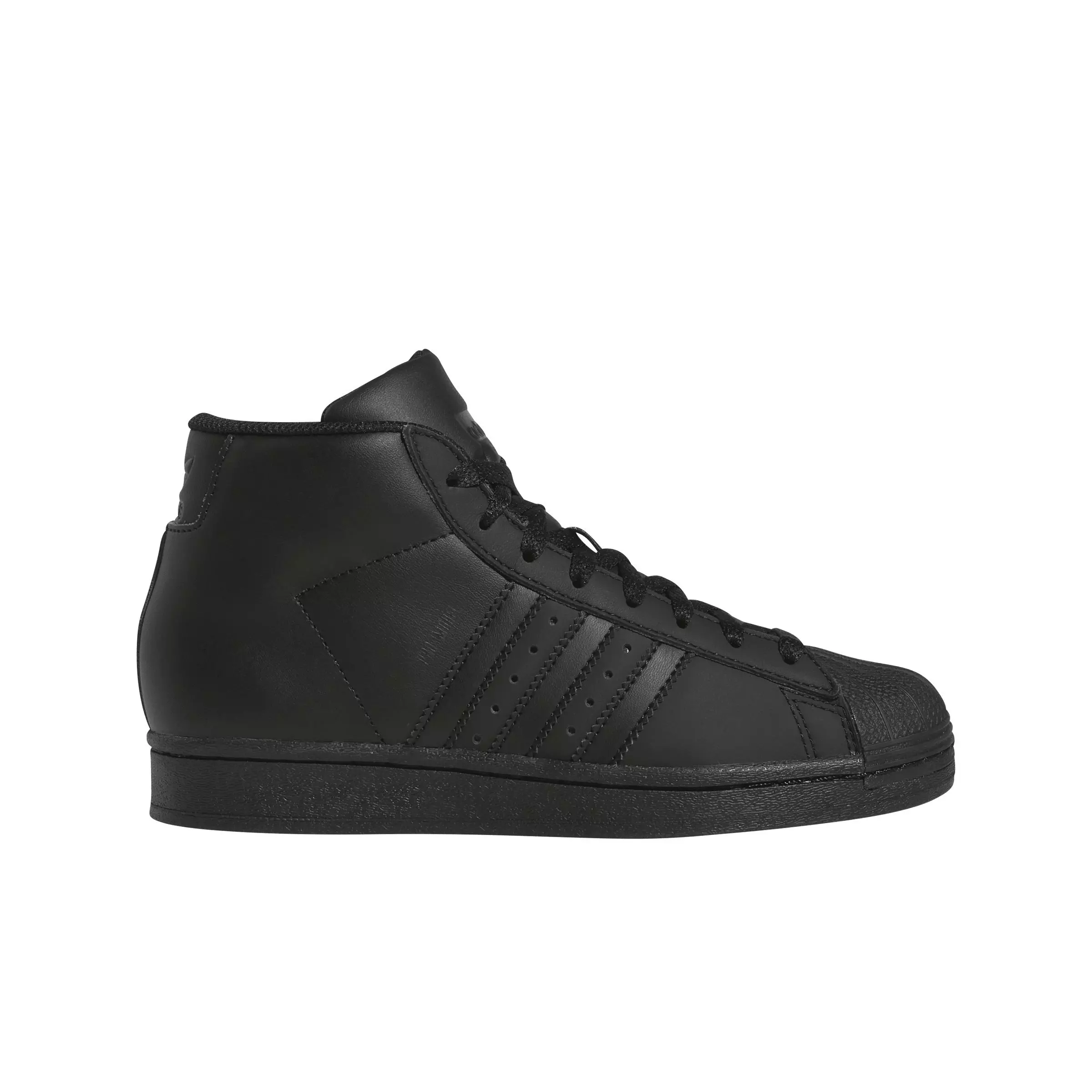 adidas Pro Model J "Core Black/Core Black/Core Black" Grade School Boys' Basketball Shoe - BLACK/BLACK/BLACK