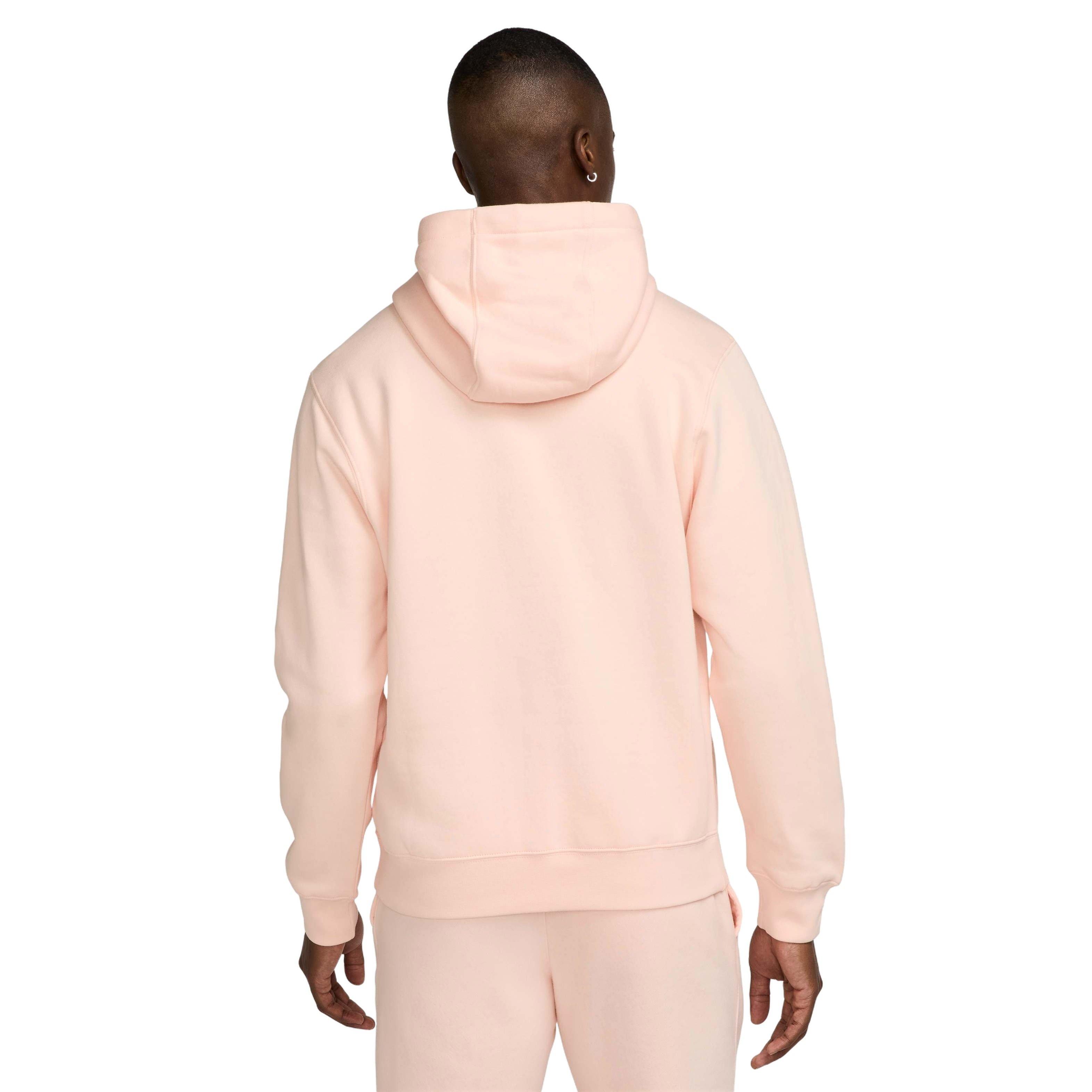 Nike Men's Sportswear Club Pullover BB Hoodie - CORAL Thumbnail View 2