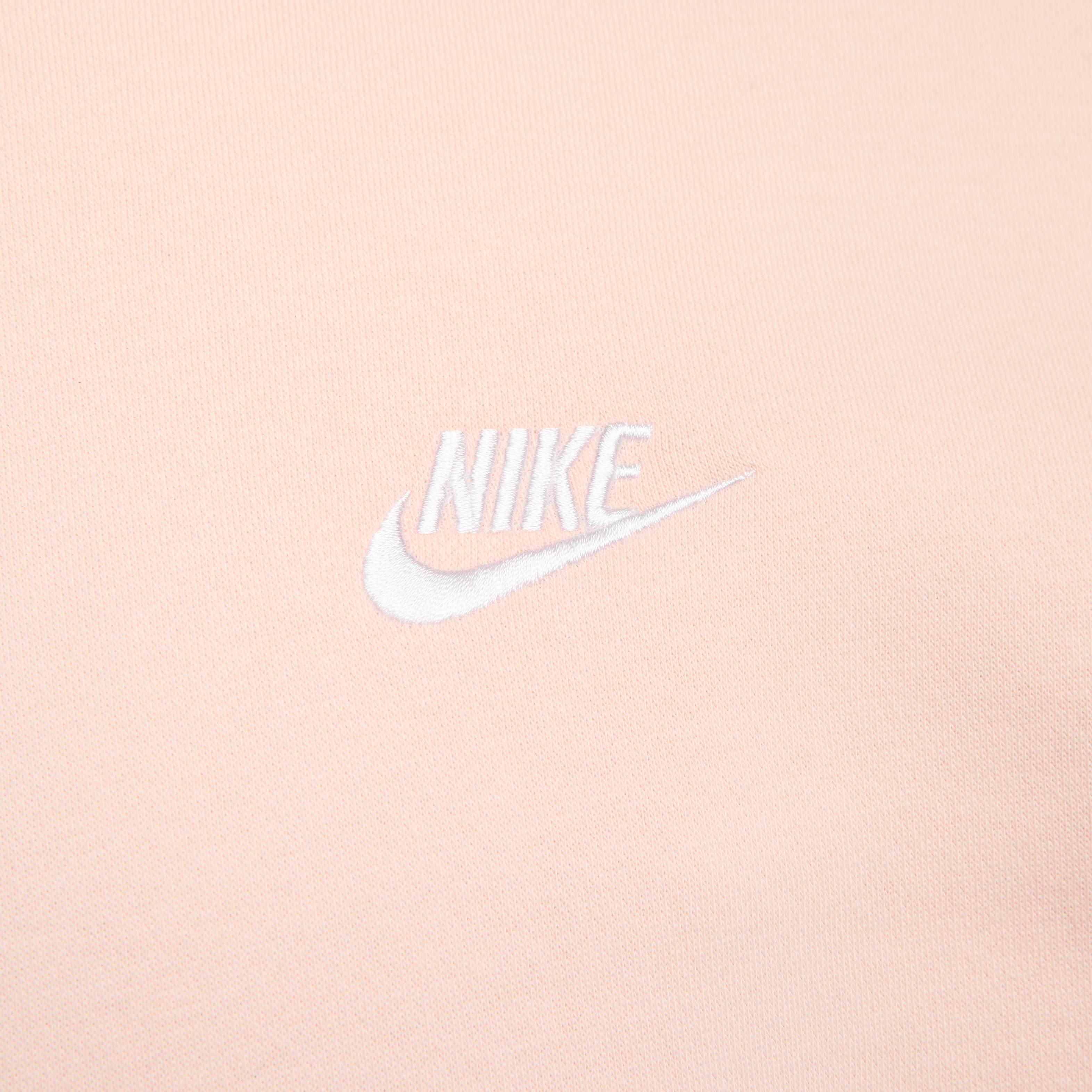 Nike Men's Sportswear Club Pullover BB Hoodie - CORAL Thumbnail View 4