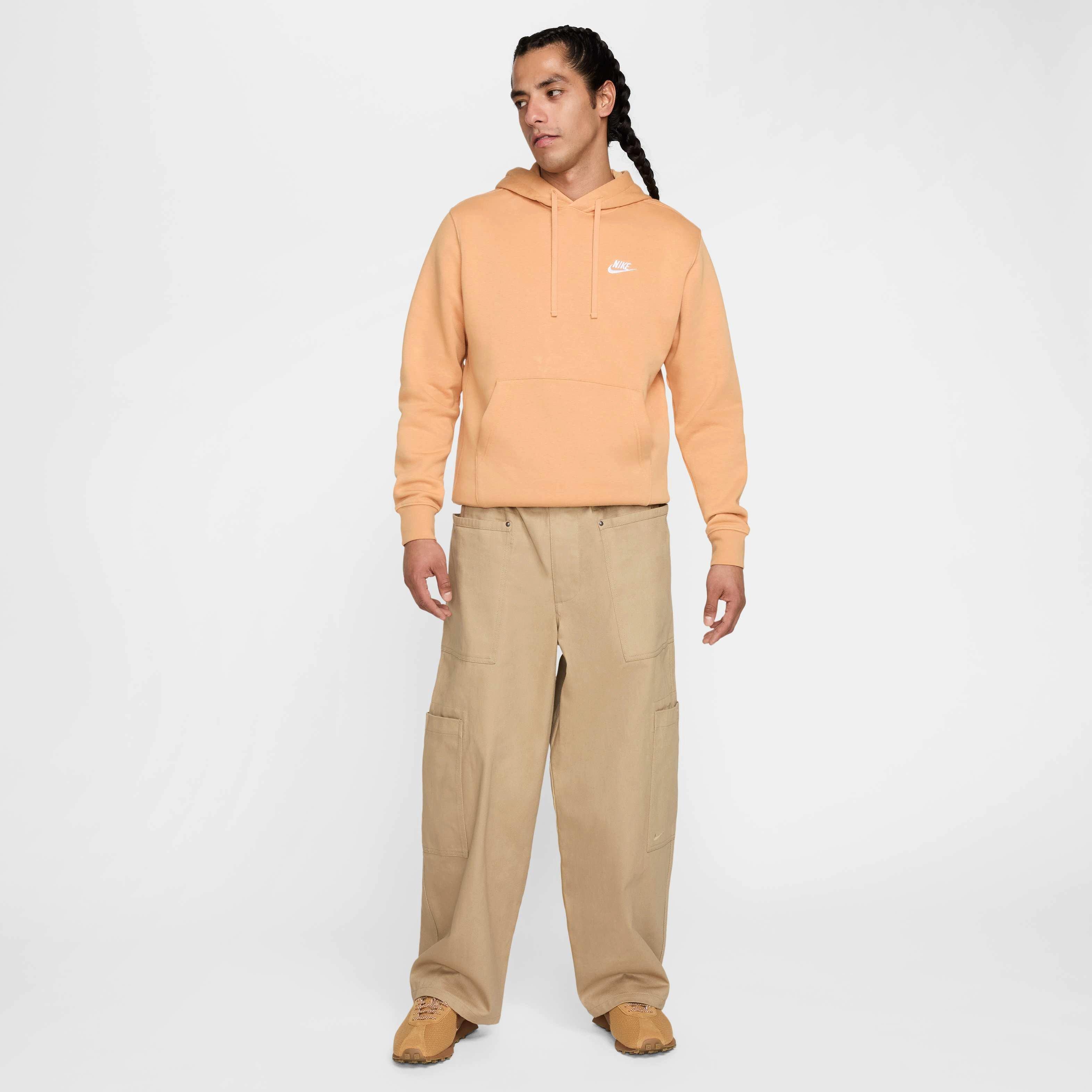 Nike Men's Sportswear Club Pullover BB Hoodie - COPPER Thumbnail View 7