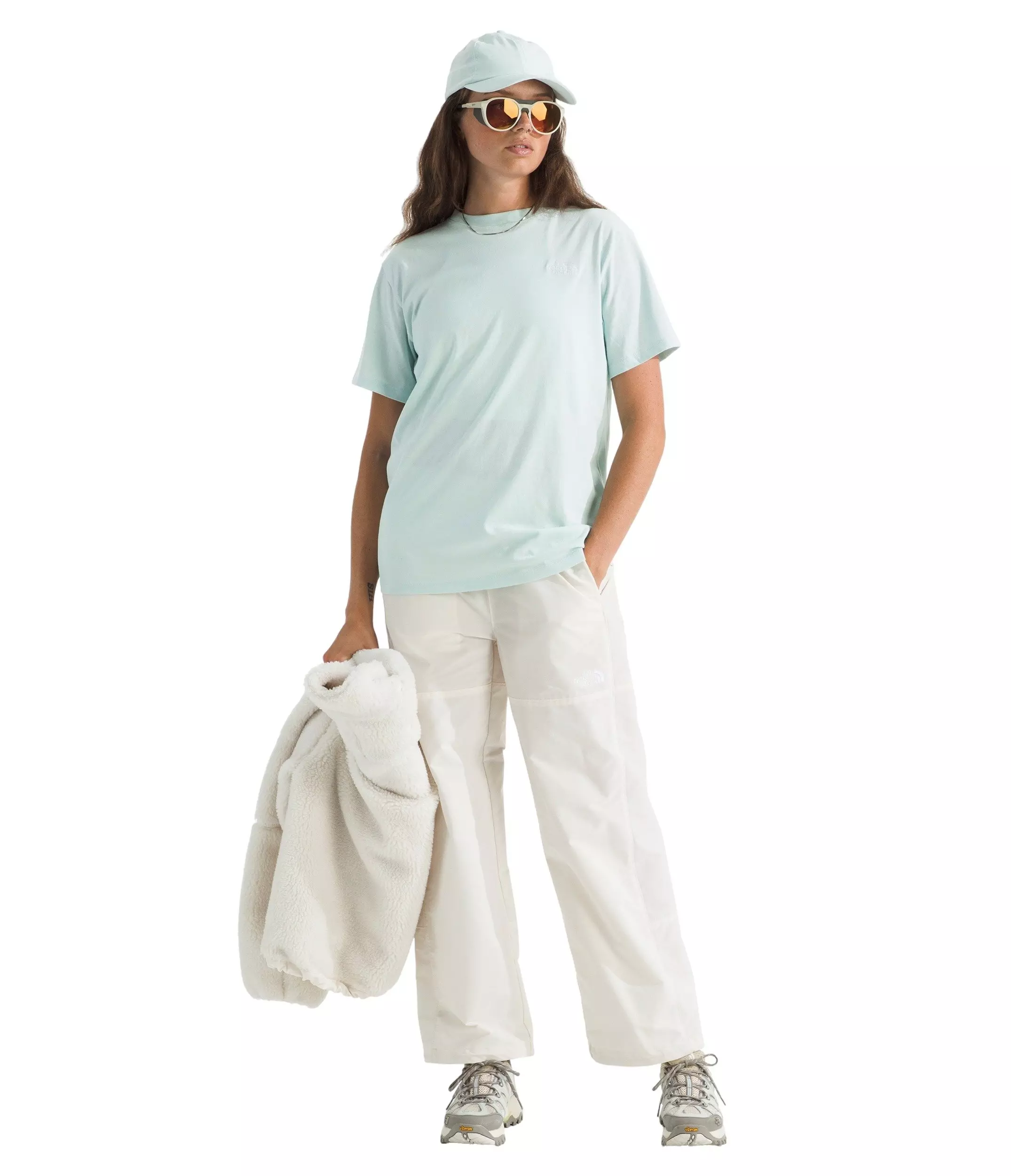 The North Face Women's Evolution Simple Dome Relaxed Short-Sleeve Tee -Lt Mint - LT MINT