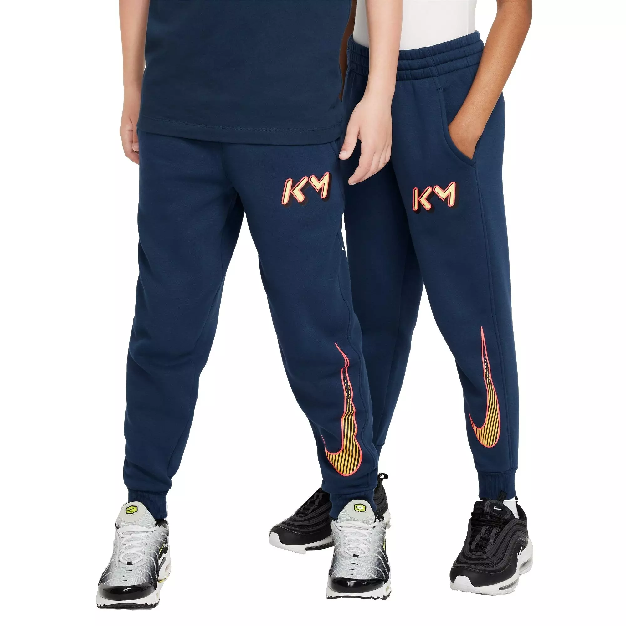 Nike Big Kids' Kylian Mbappe' Soccer Club Fleece Joggers -Navy - NAVY