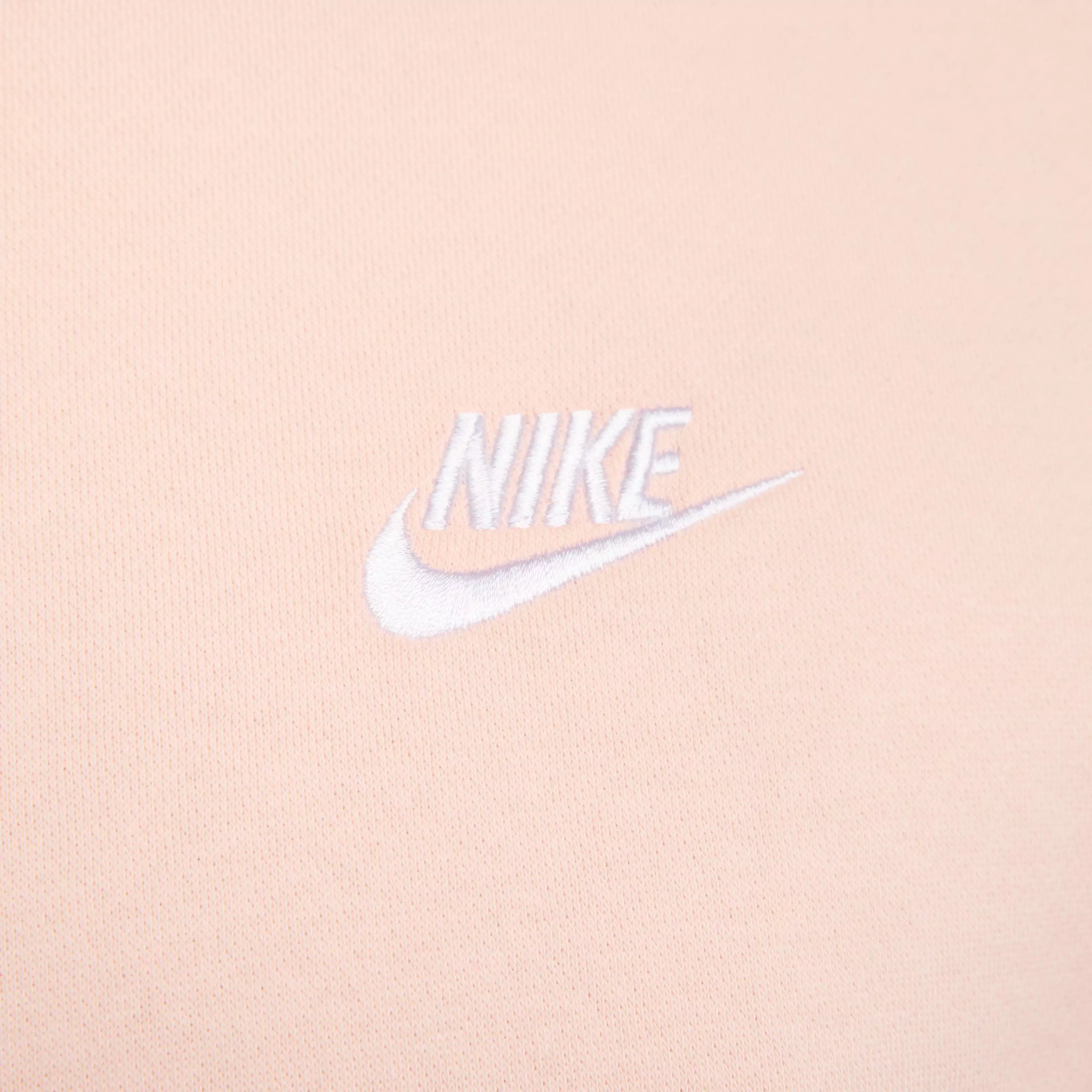 Nike Men's Sportswear Club Fleece Crew Sweatshirt - CORAL