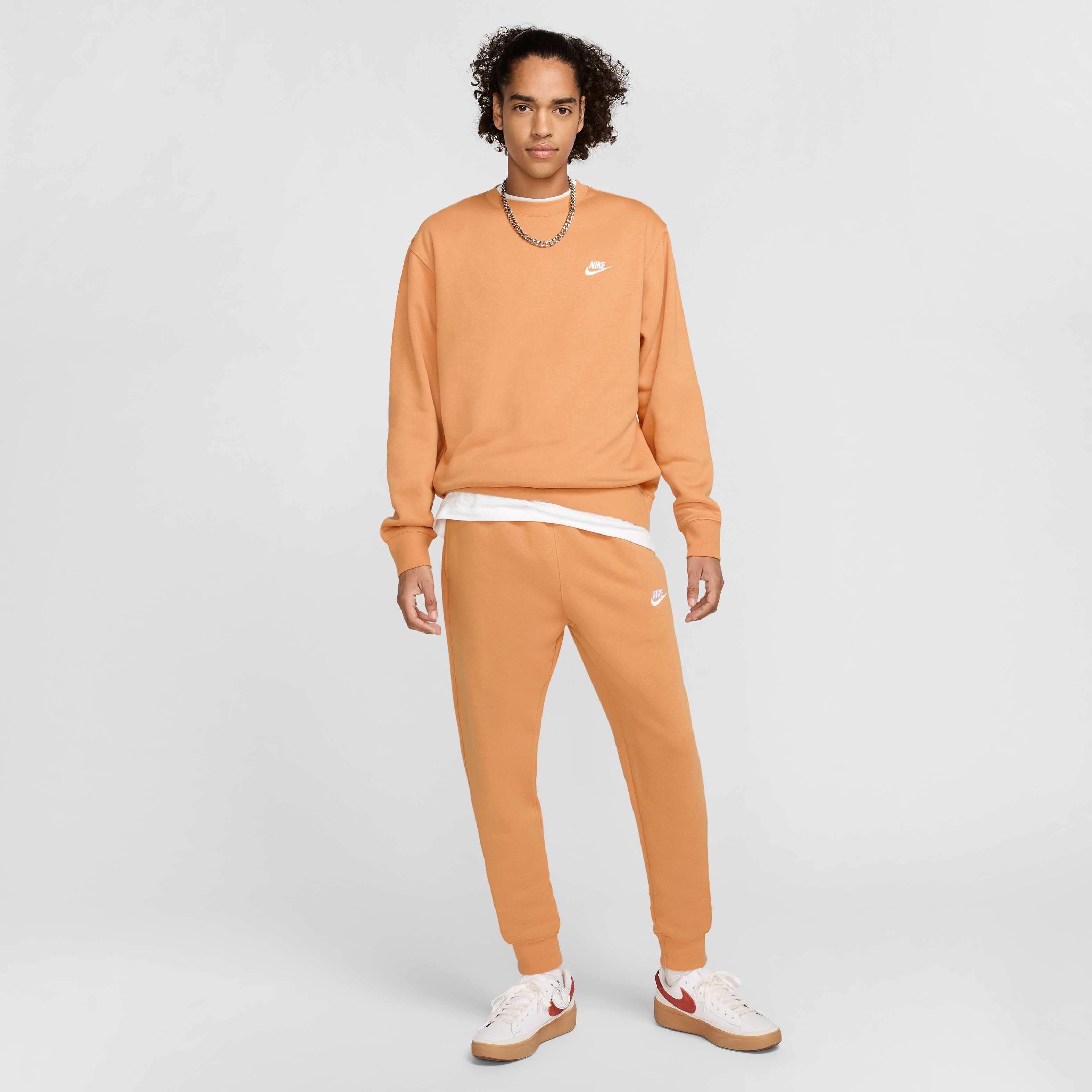 Nike Men's Sportswear Club Fleece Crew - COPPER Thumbnail View 5