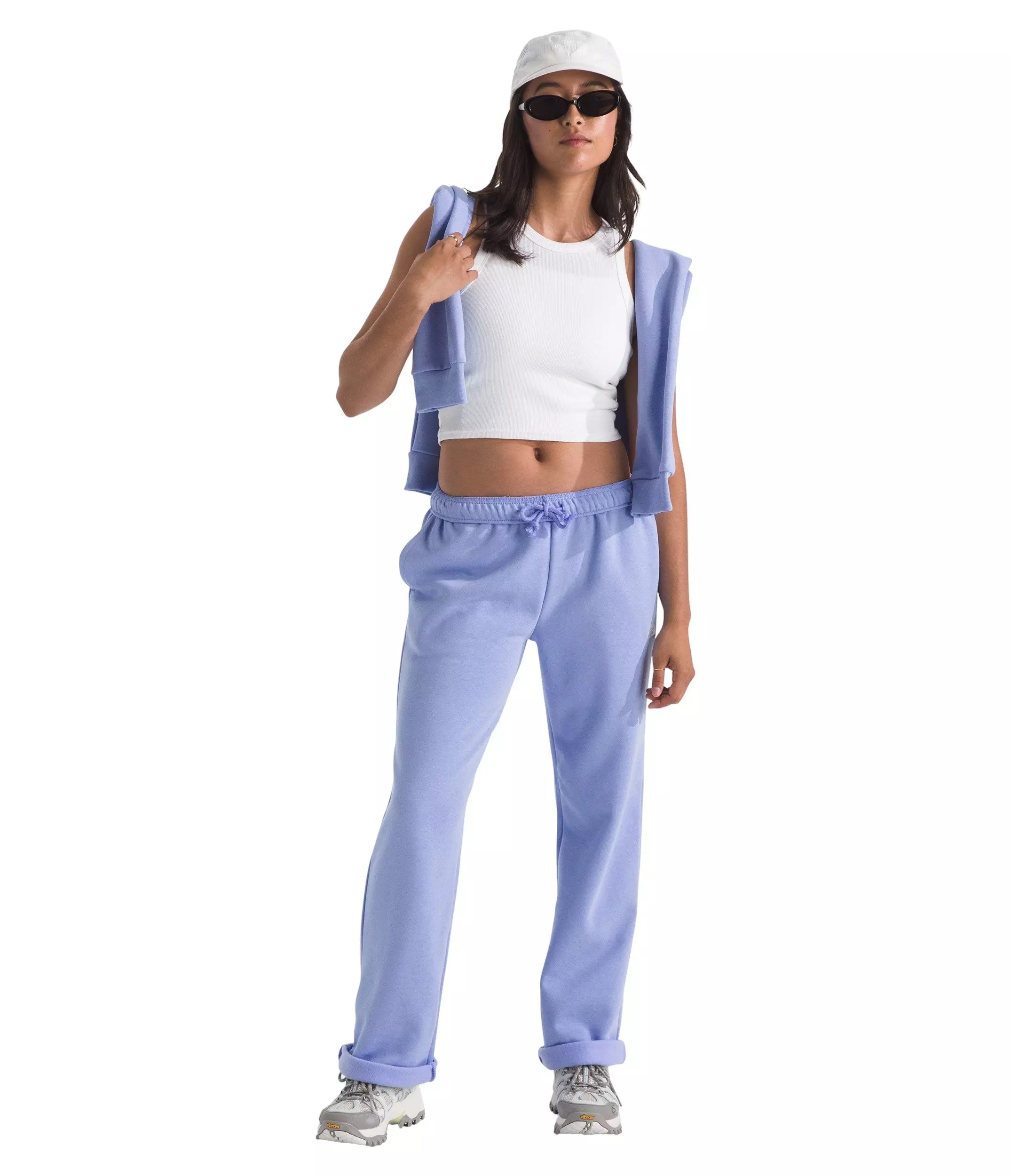 The North Face Women's Evolution Simple Dome Straight Leg Regular Pants - Periwinkle - PERIWINKLE