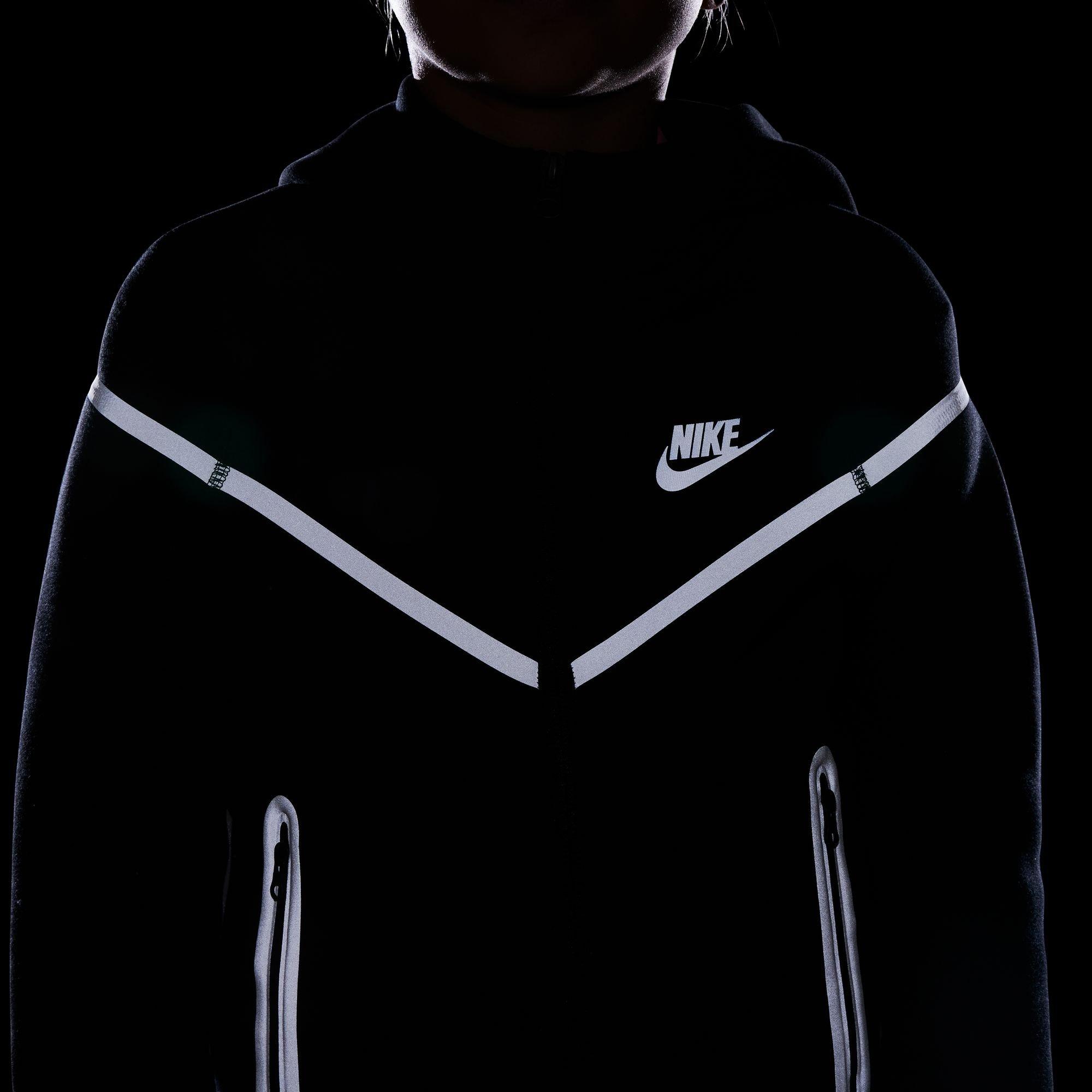 Nike Sportswear Tech Fleece Reflective Big Kids' Full-Zip Jacket