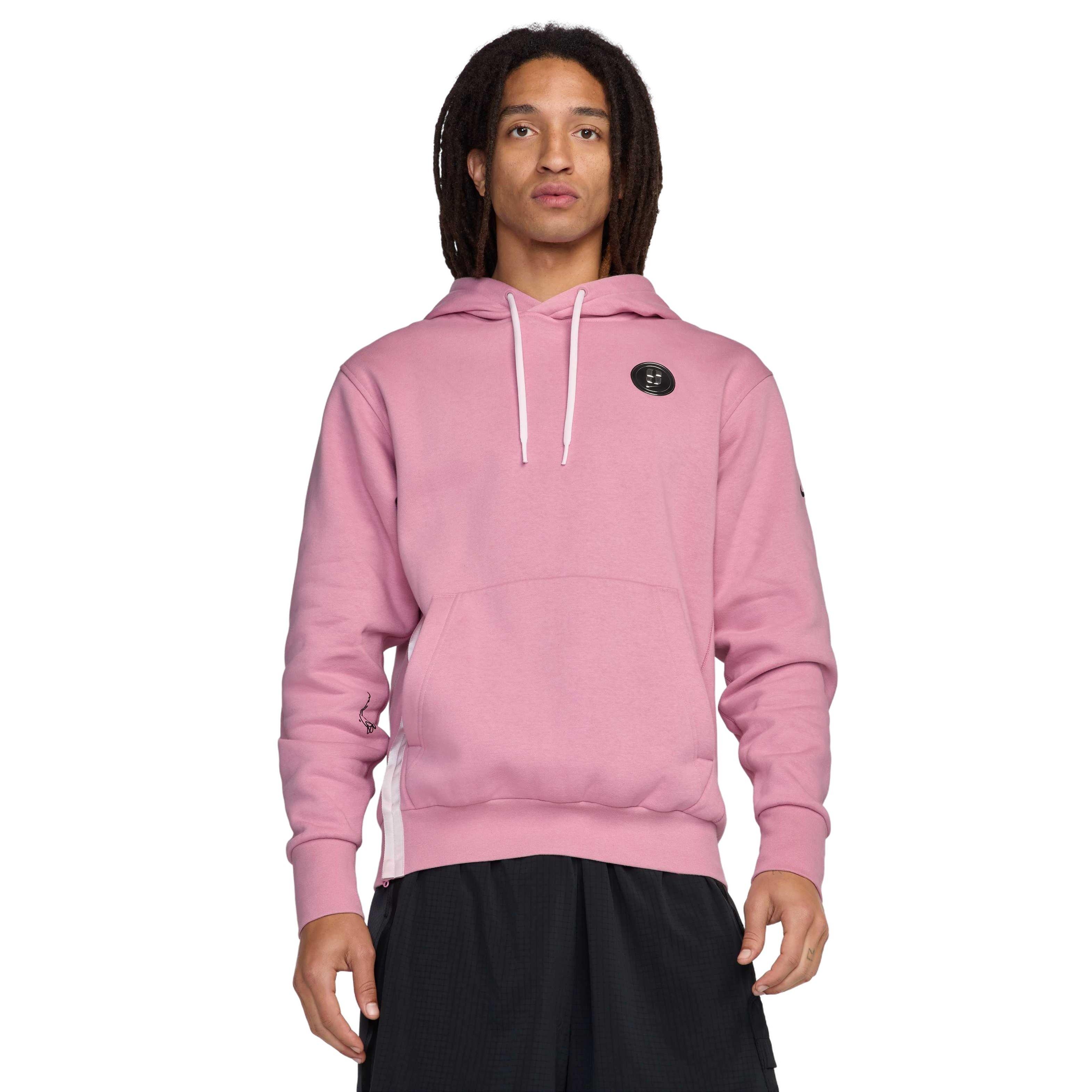 Nike Unisex Sabrina Unisex Fleece Basketball Hoodie -Pink - PINK Thumbnail View 1